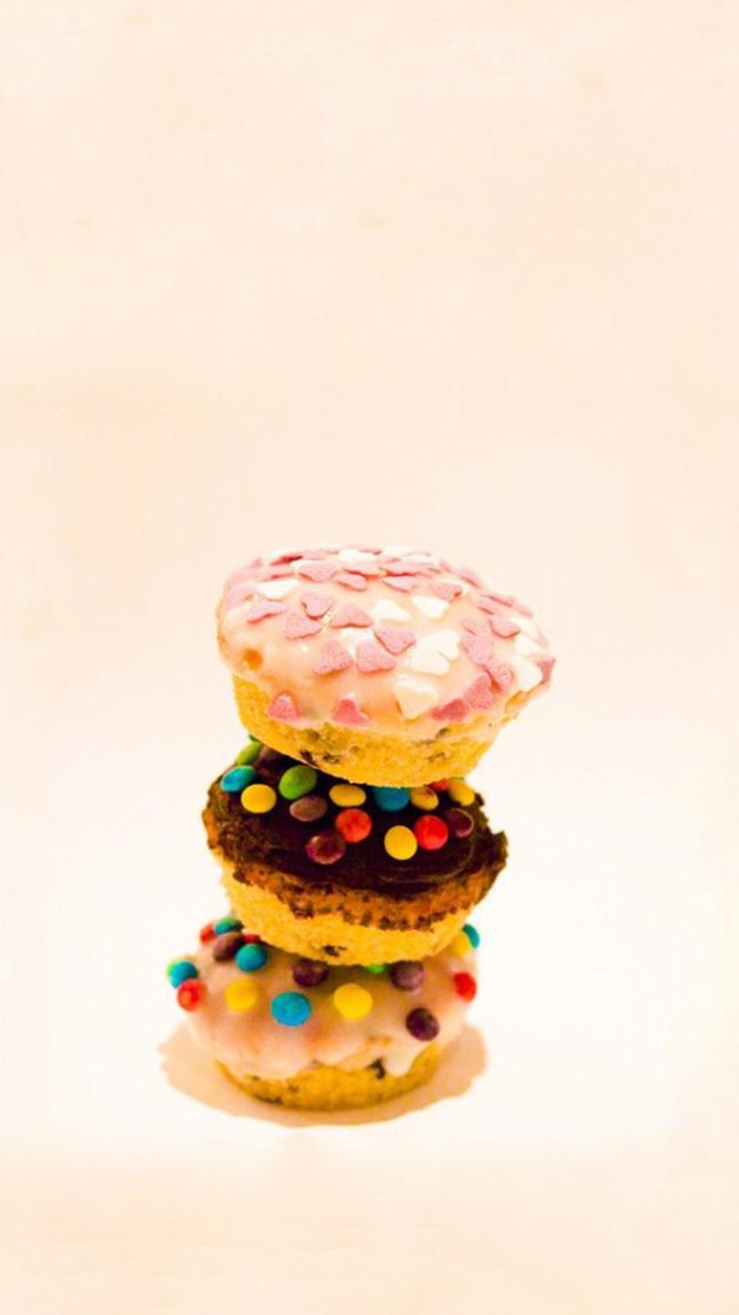 Ciambelle, Donut, Sfondo rosa, Dolci, 1080x1920, schermata di blocco iPhone