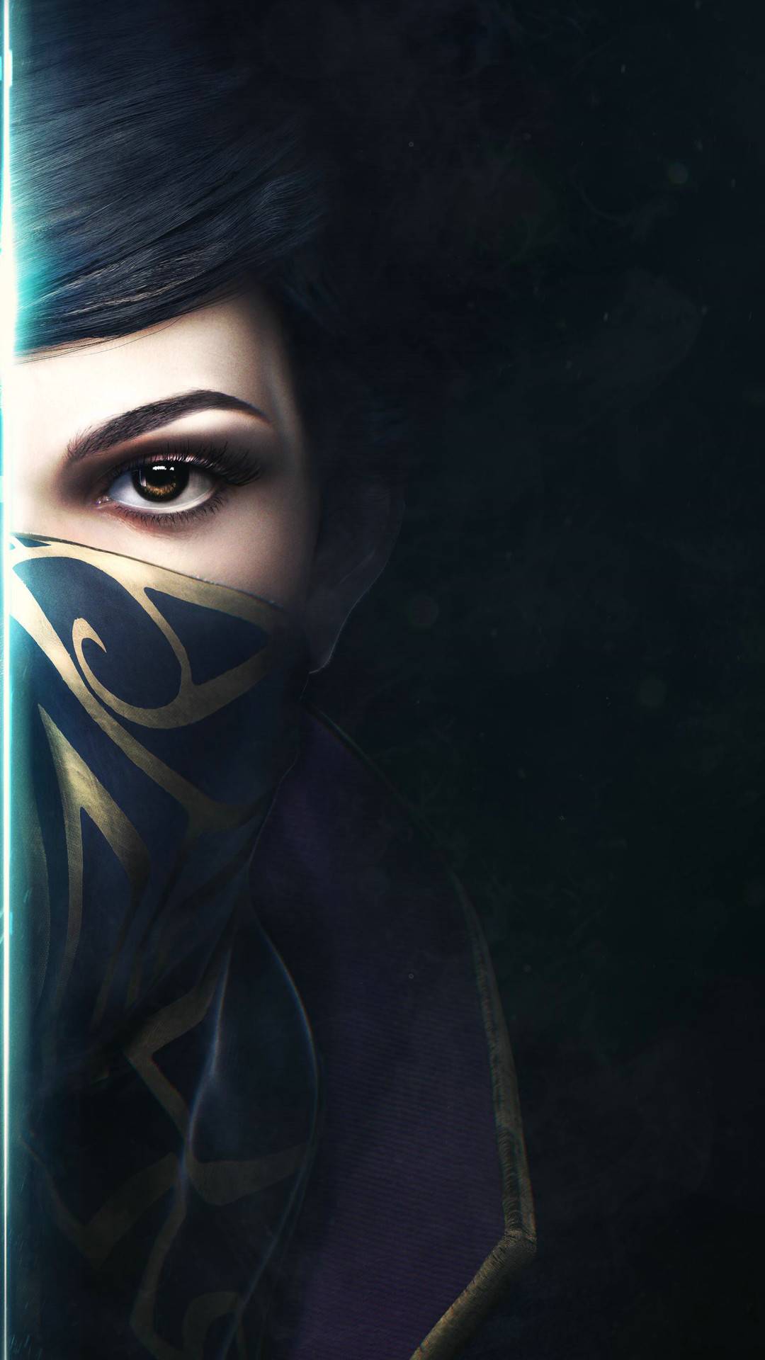 Emily Kaldwin, Dishonored 2, Maschera, Primo piano, sfondo per iPhone e Android