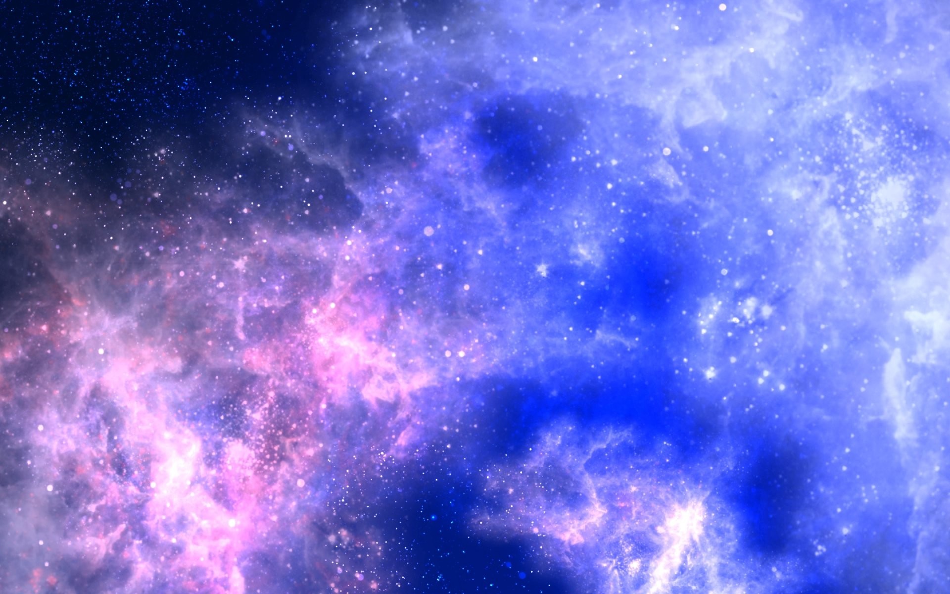 Nebulosa, Galassia, Blu, Rosa, Stelle, Full HD, sfondo desktop