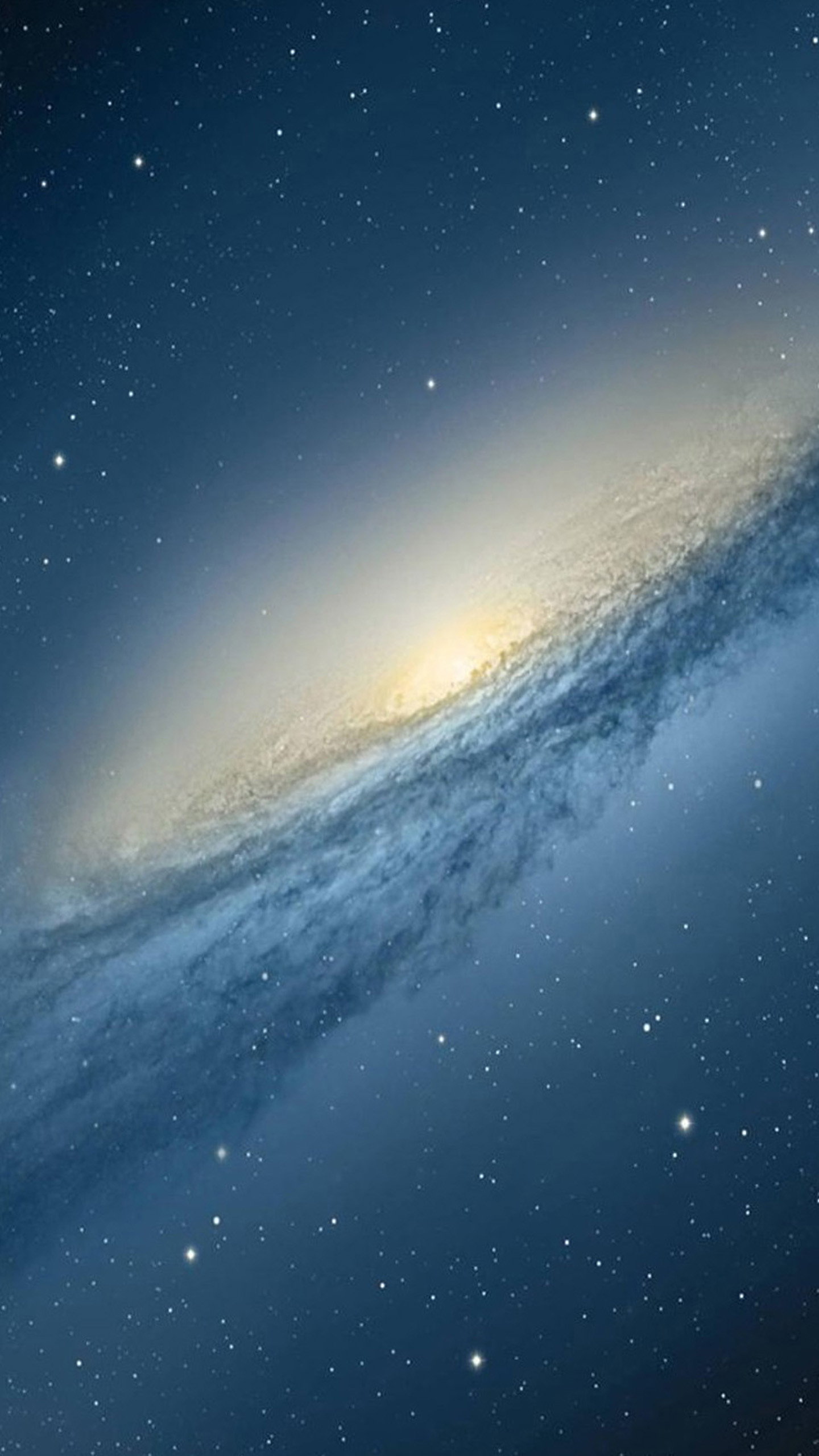 Galassia, Spazio, Stelle, OS X Mountain Lion, QHD+, sfondo per iPhone e Android
