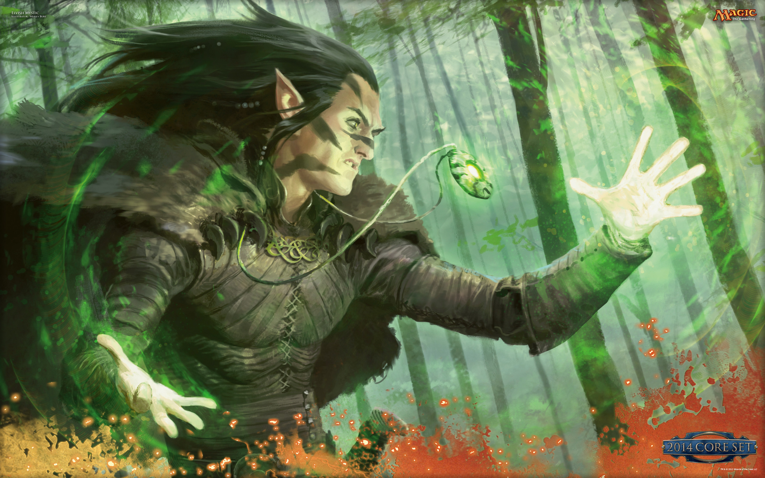 Nissa Revane, Magic: The Gathering, Elfo, Foresta, 2560x1600, sfondo per PC