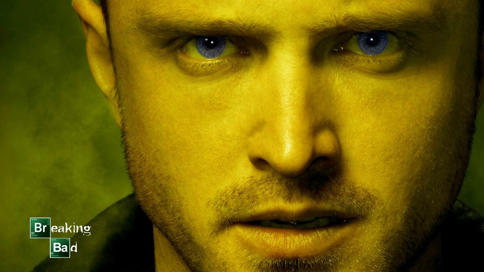 Jesse Pinkman, Aaron Paul, Breaking Bad, Primo piano, Giallo, 16:9 Full HD, sfondo widescreen