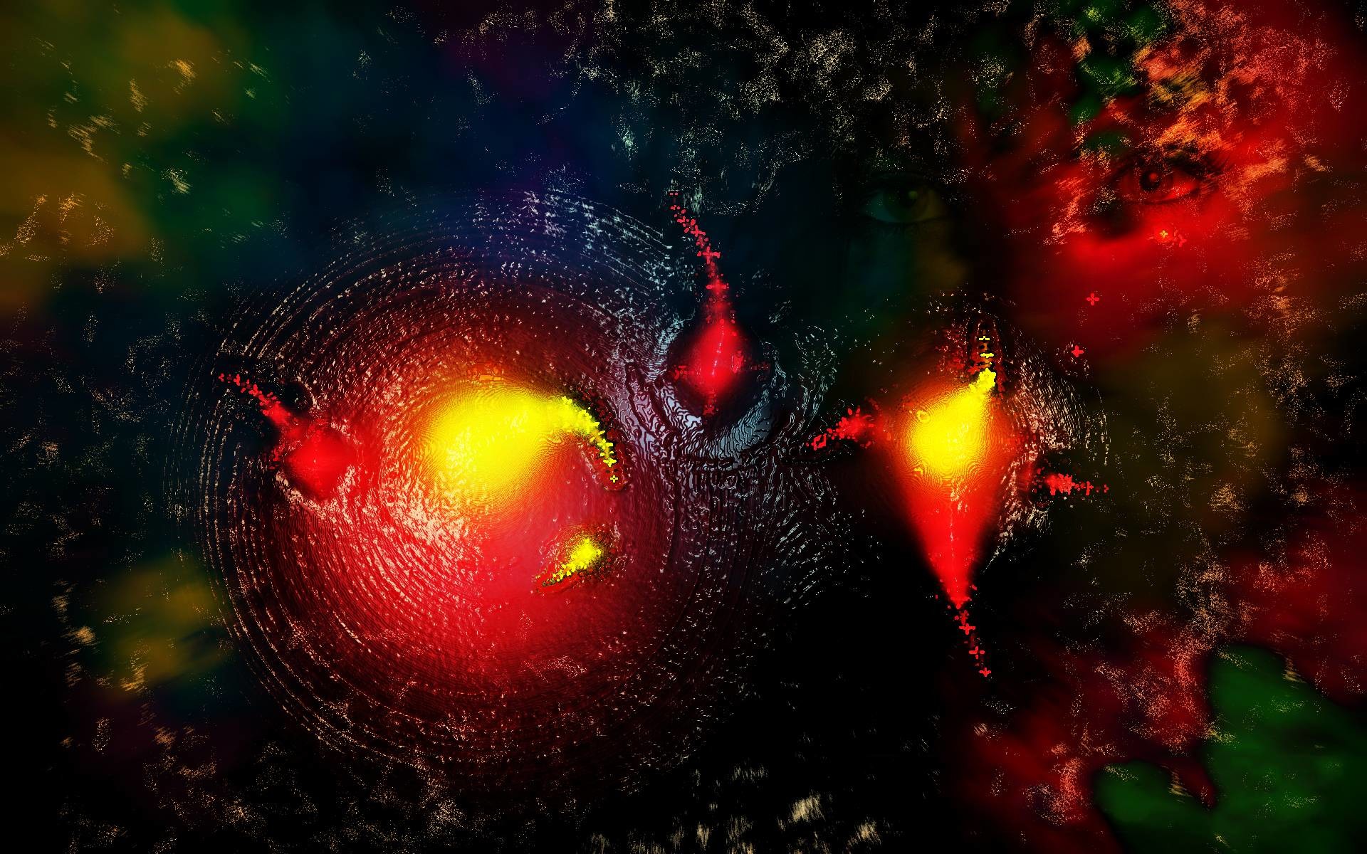 Arte psichedelica, Astratto, Rosso, 1920x1200, sfondo per PC