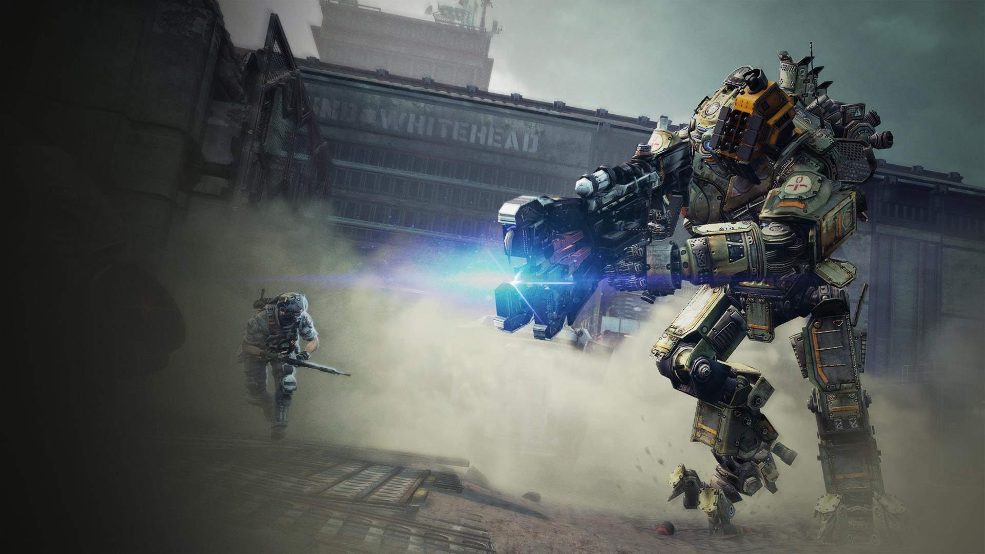 Titanfall, Atlas, Titano, Pilota, Polvere, Full HD, wallpaper desktop