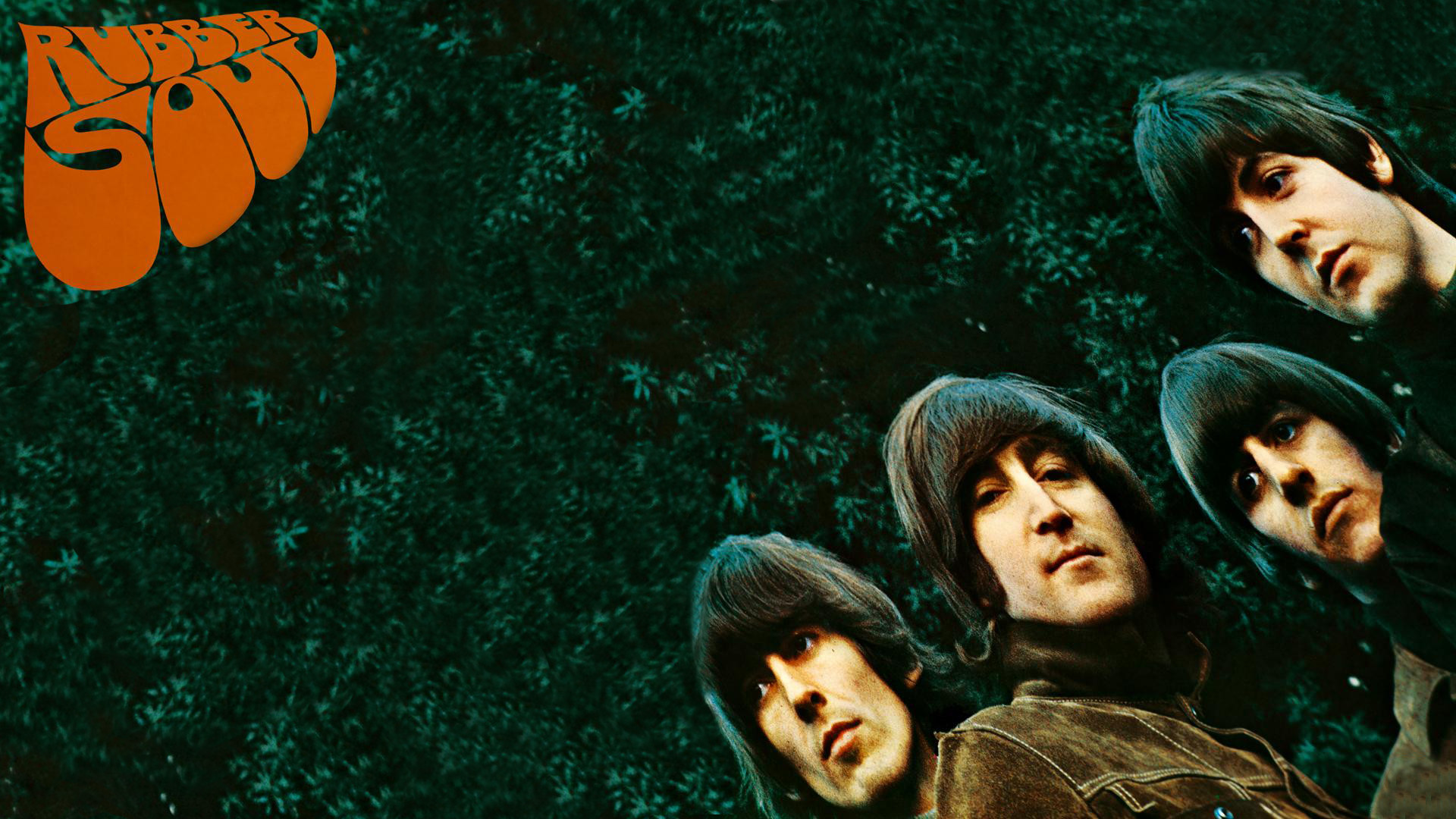 The Beatles, Rubber Soul, Copertina album, Fogliame verde, Full HD, sfondo per portatile