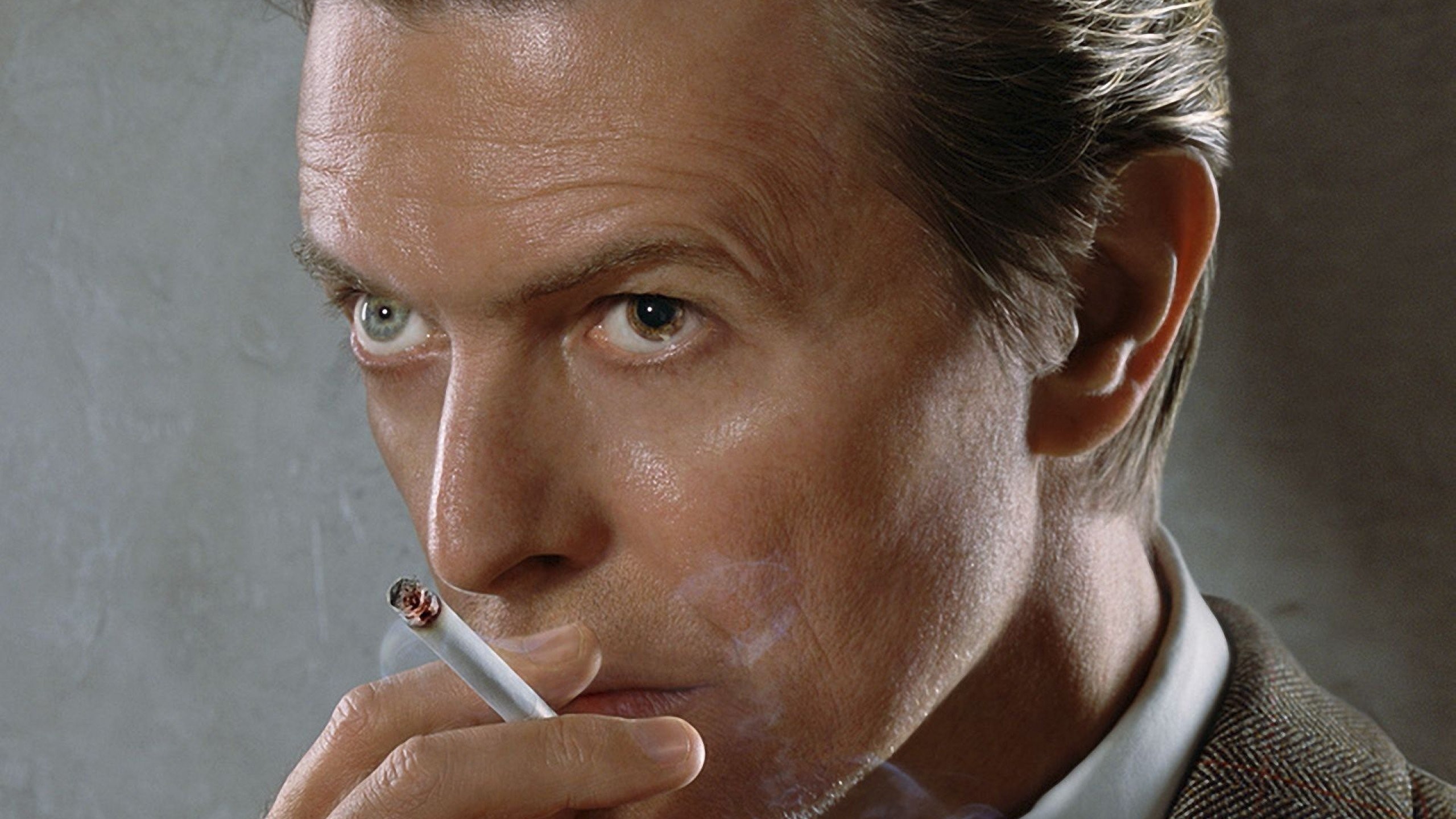 David Bowie, Sigaretta, Primo piano, Ritratto, 2560x1440, sfondo per PC