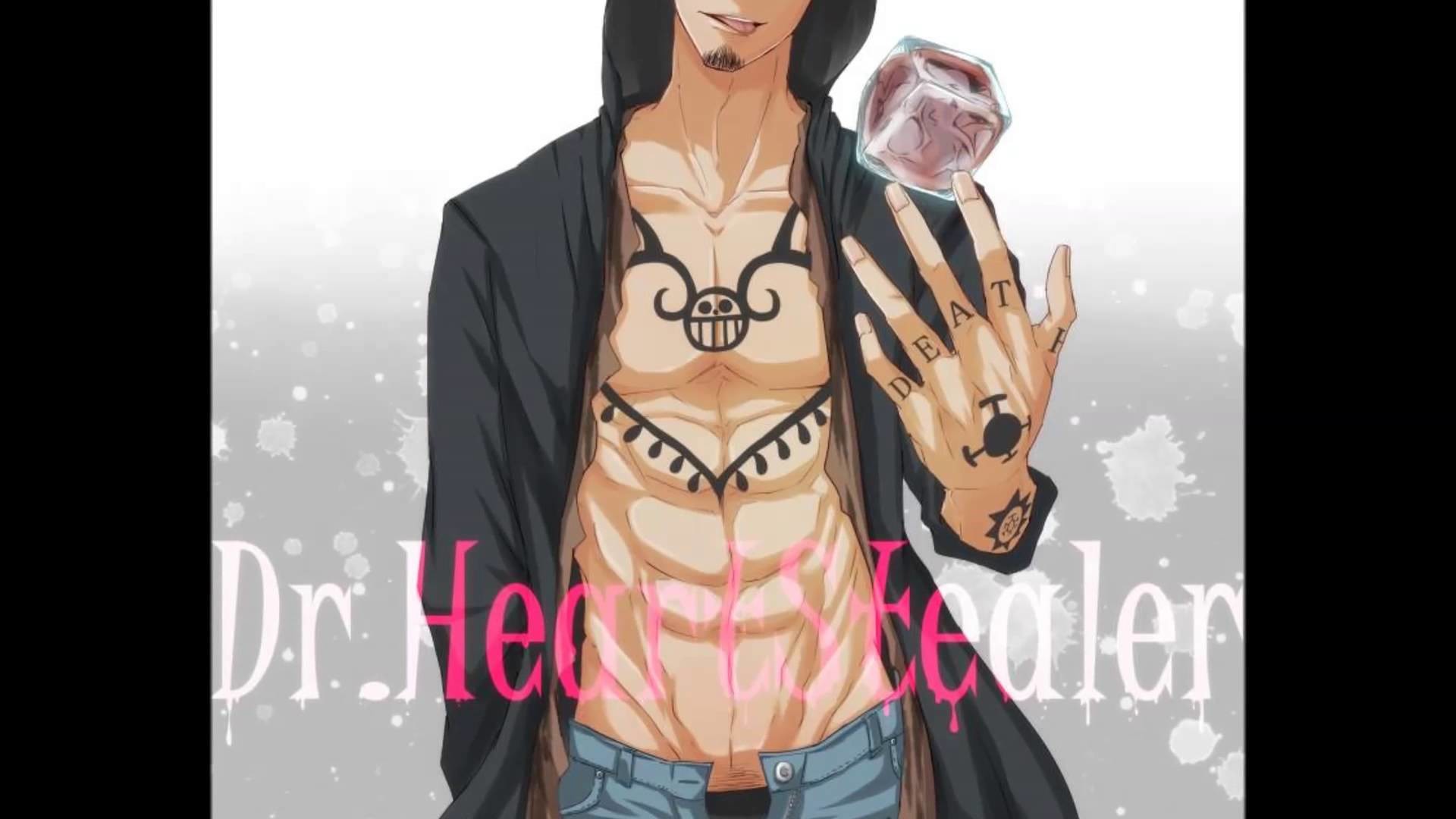 Trafalgar Law, Dr. Heart Stealer, Tatuaggi, Cuore, 1920x1080, immagine di sfondo