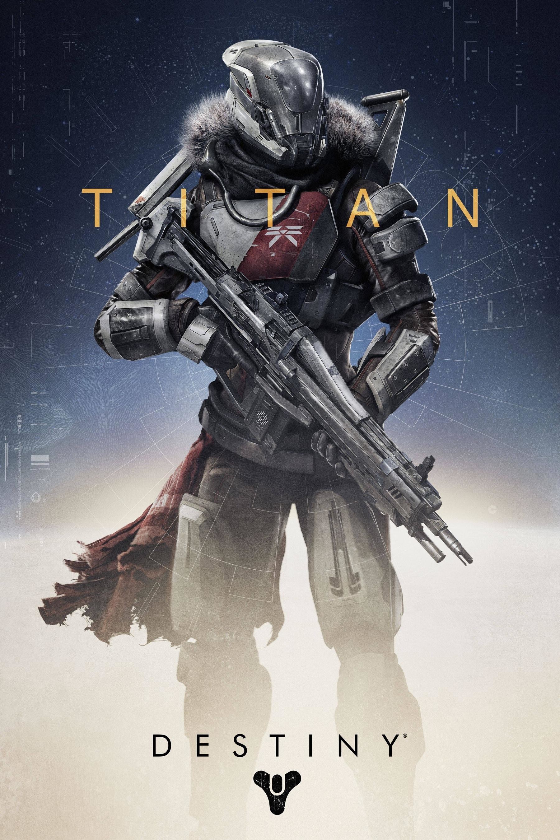 Destiny, Titano, Fucile, Poster, sfondo per iPhone e Android