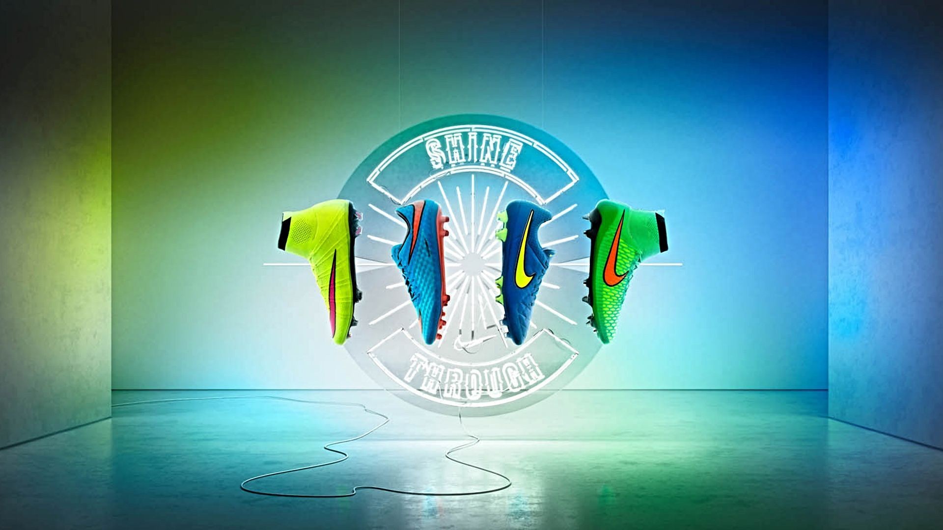 Nike, Scarpe da calcio, Bring Fury, Azzurro, Full HD, sfondo per portatile