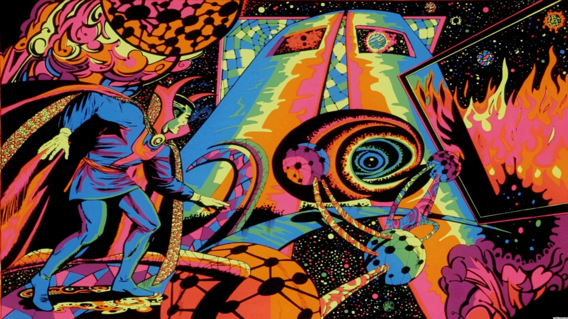 Doctor Strange, Steve Ditko, Arte psichedelica, Fumetto, Full HD, sfondo per PC