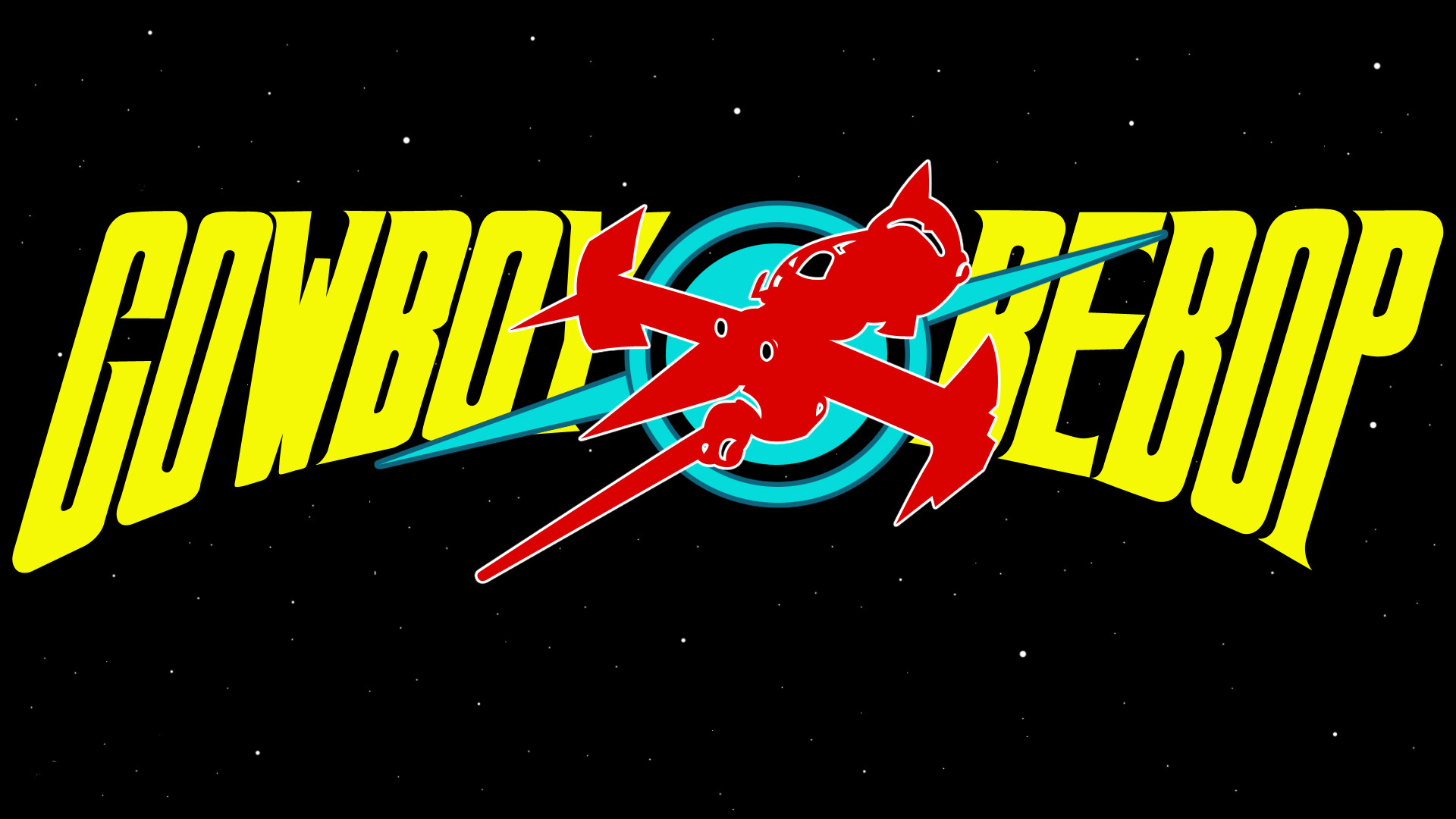 Cowboy Bebop, Swordfish II, Logo, Giallo, Full HD, sfondo per PC e portatile
