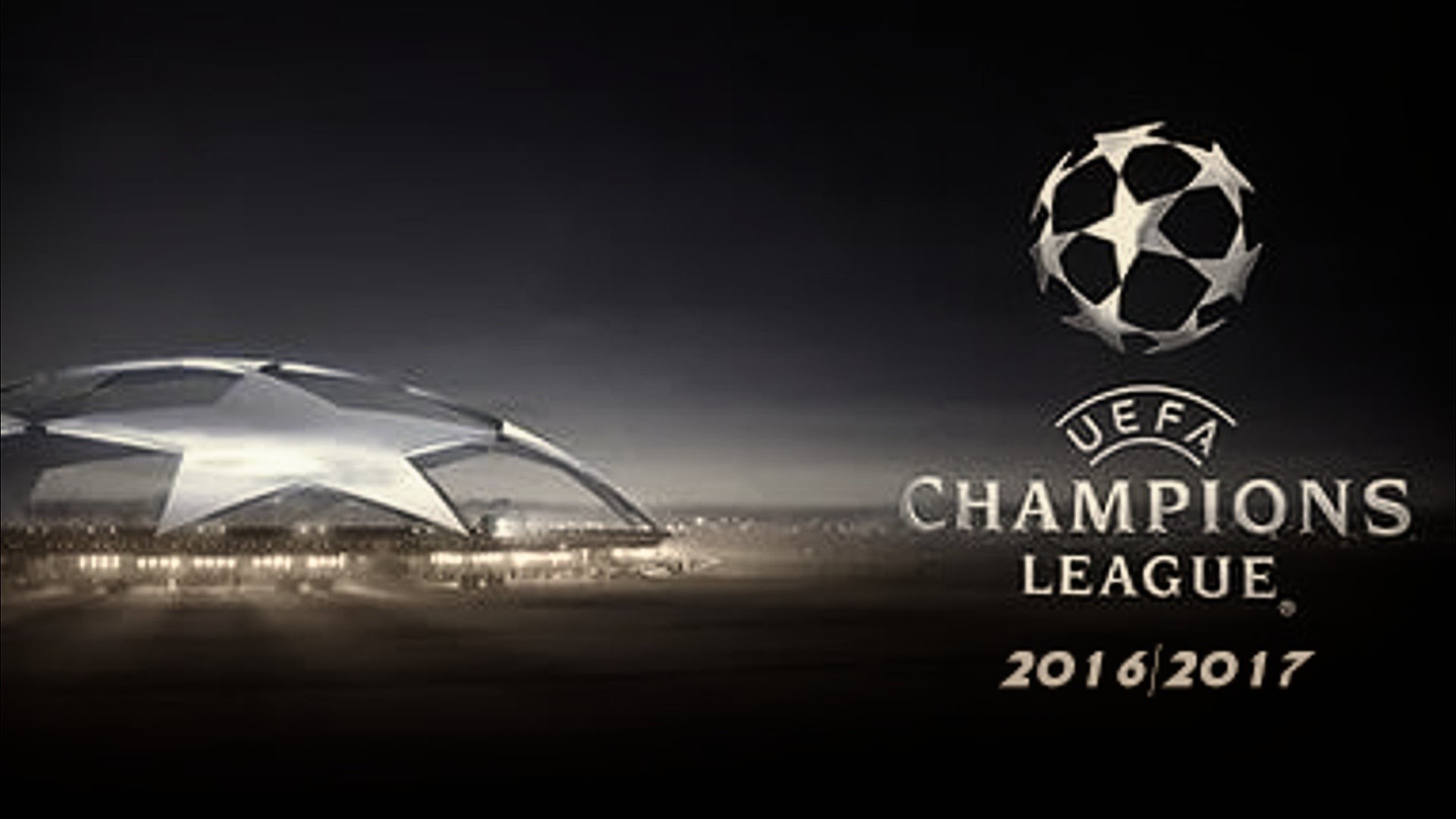 UEFA Champions League 2016-2017, Starball, Logo, Stadio, Full HD 1080p, sfondo desktop