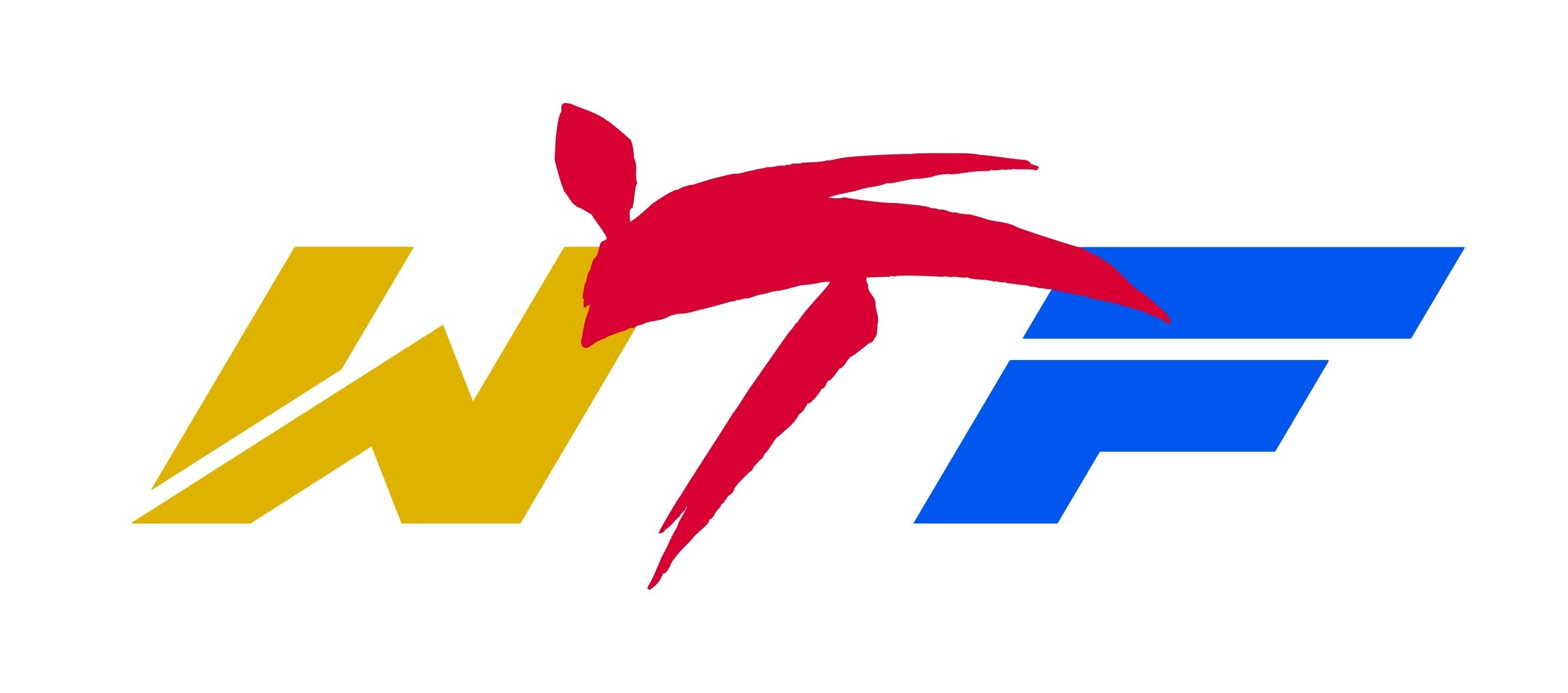 World Taekwondo Federation, WTF, Logo, Sfondo bianco, 2K, wallpaper per computer