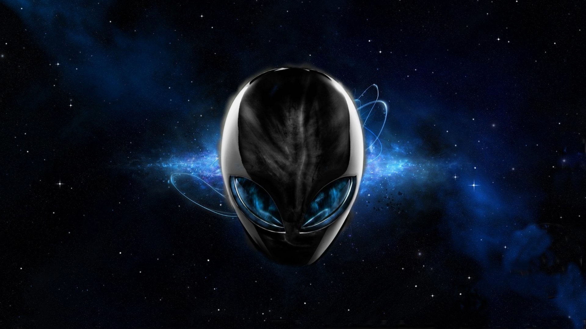 Alienware, Logo, Spazio, Galassia, sfondo desktop Windows Vista