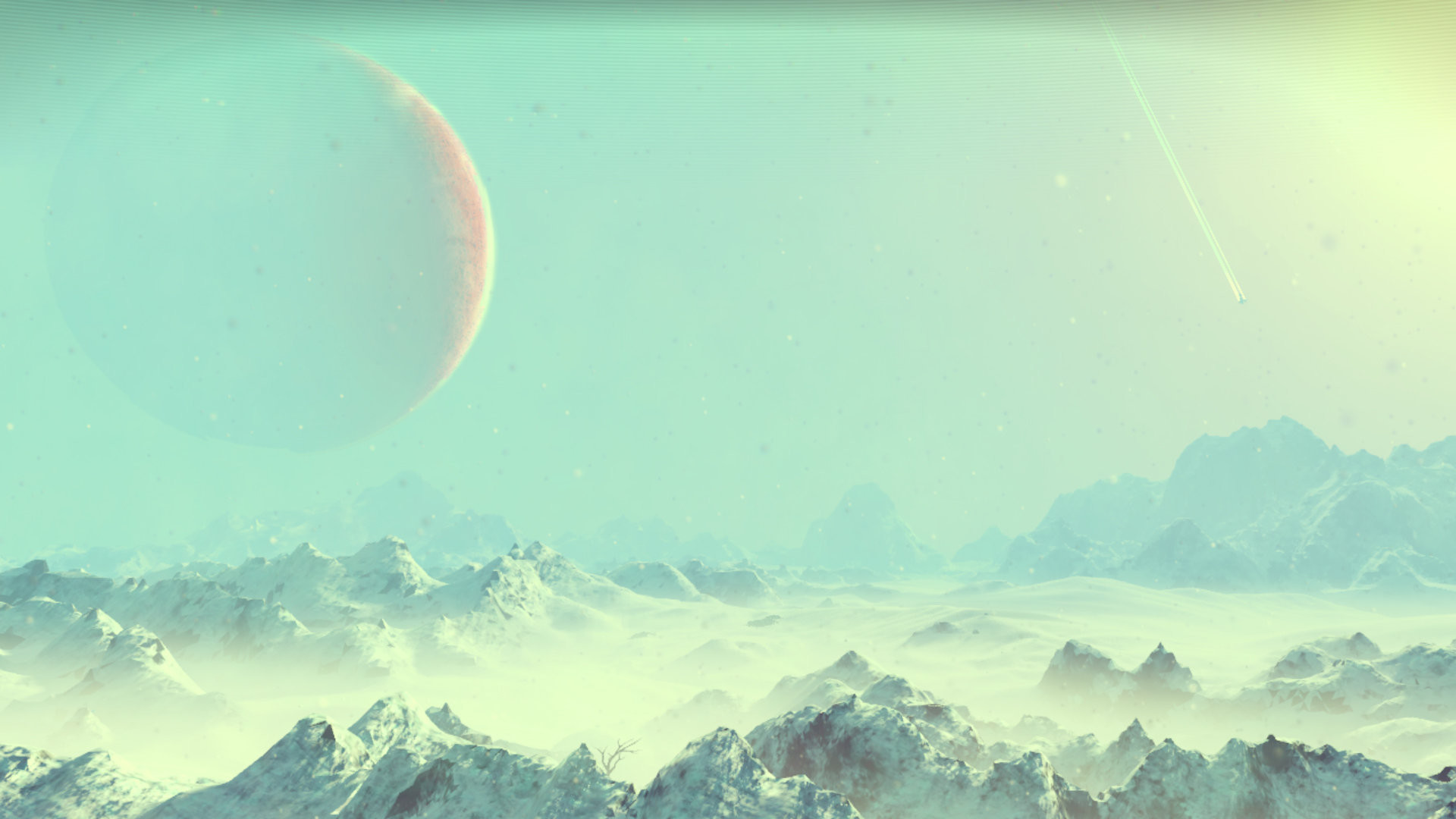 No Man's Sky, Montagne, Pianeta, Nebbia, 1920x1080, immagine di sfondo