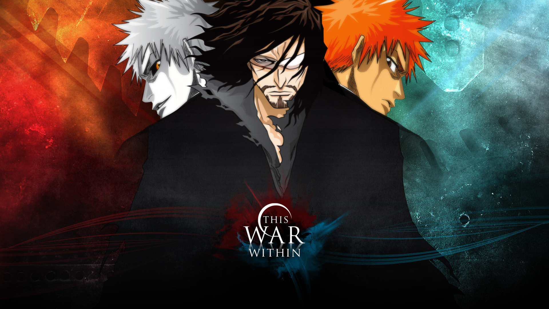 Ichigo Kurosaki, Zangetsu, Hollow Ichigo, Bleach, 1920x1080, sfondo per PC