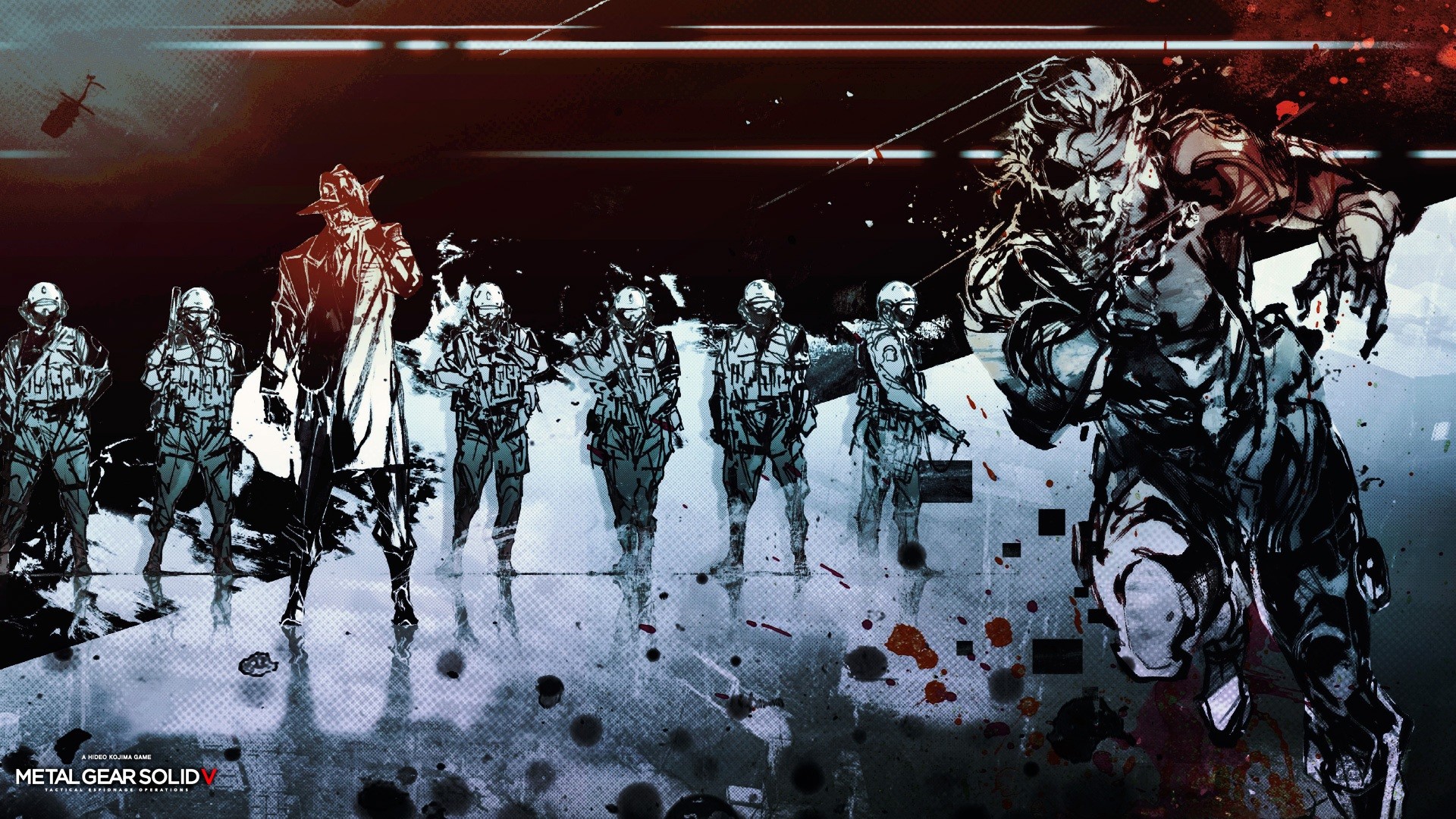 Metal Gear Solid V, Diamond Dogs, Soldati, Yoji Shinkawa, Full HD 1080p, sfondo desktop