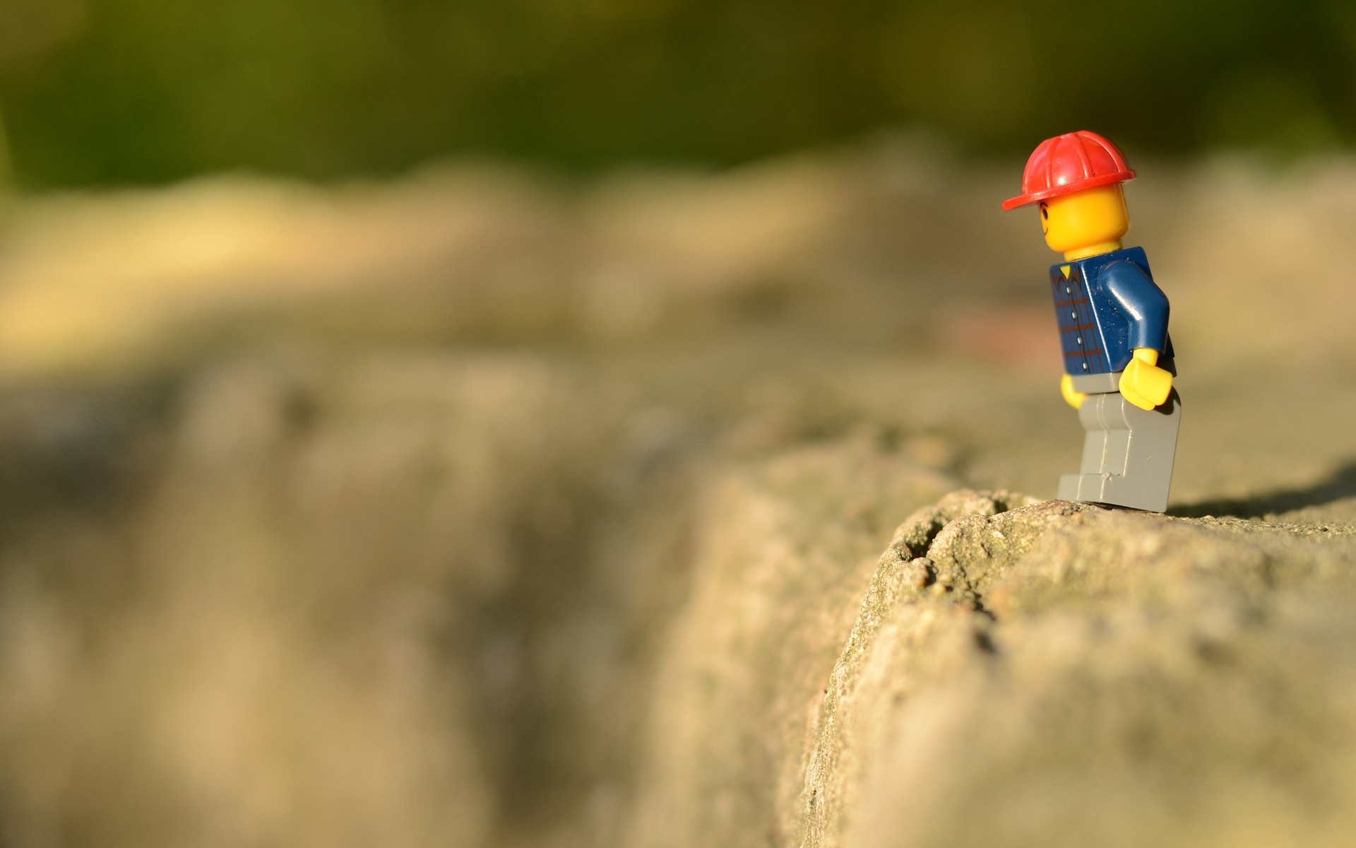 Minifigure LEGO, Macro, Bokeh, 1920x1200, sfondo MacBook Pro