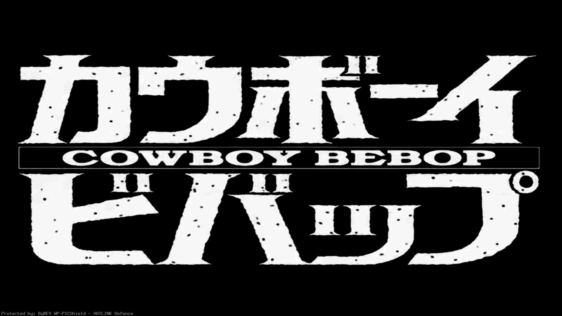 Cowboy Bebop, Logo, Bianco e nero, 1920x1080, sfondo per PC