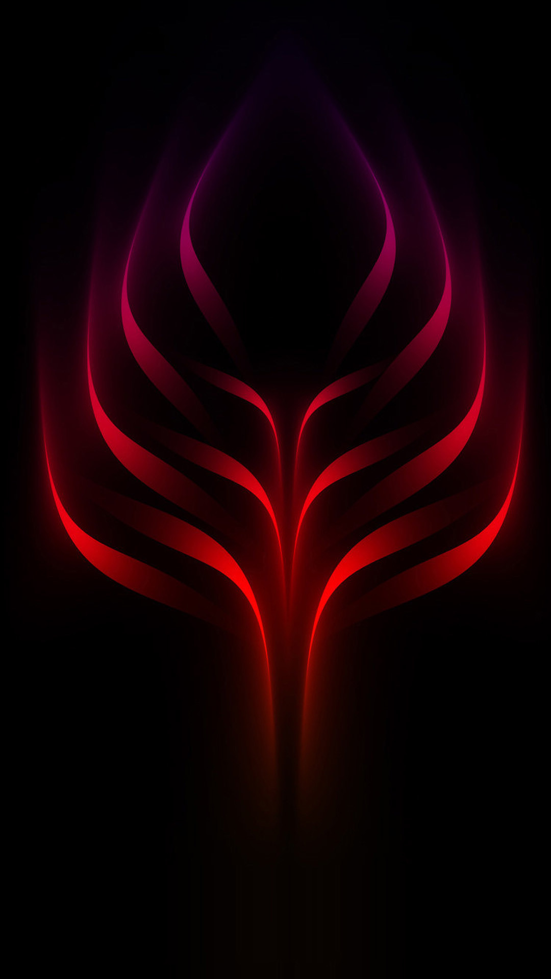 Fiamma, Rosso, Sfondo nero, Astratto, schermata Home iPhone 7