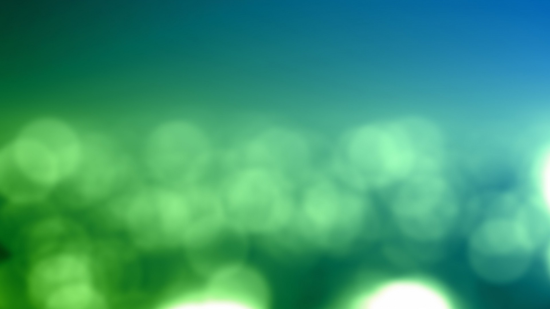 Bokeh, Verde e blu, Sfocato, 16:9 Full HD, sfondo widescreen