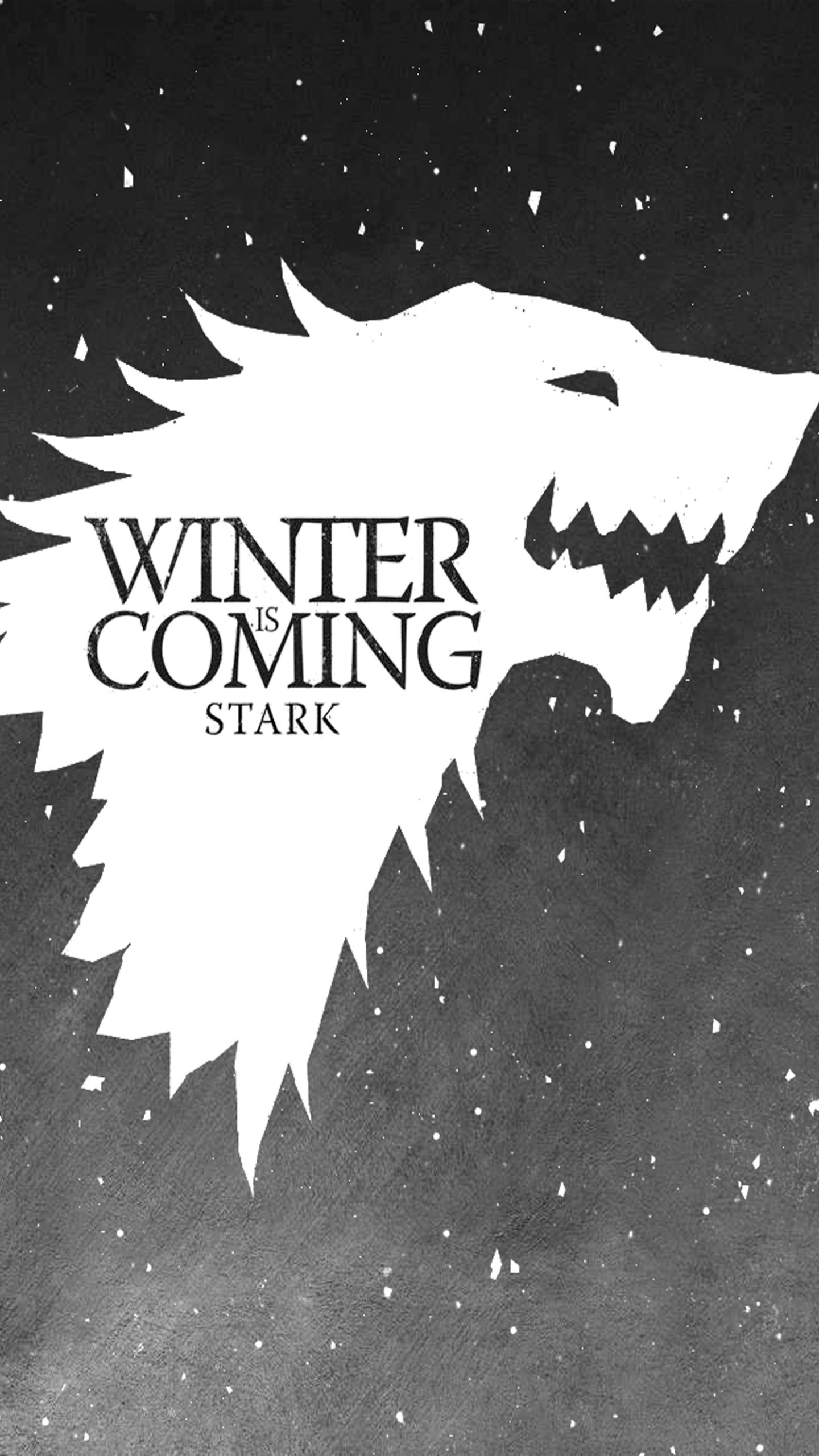 Metalupo, Casata Stark, L'inverno sta arrivando, Il Trono di Spade, sfondo QHD+ per cellulare