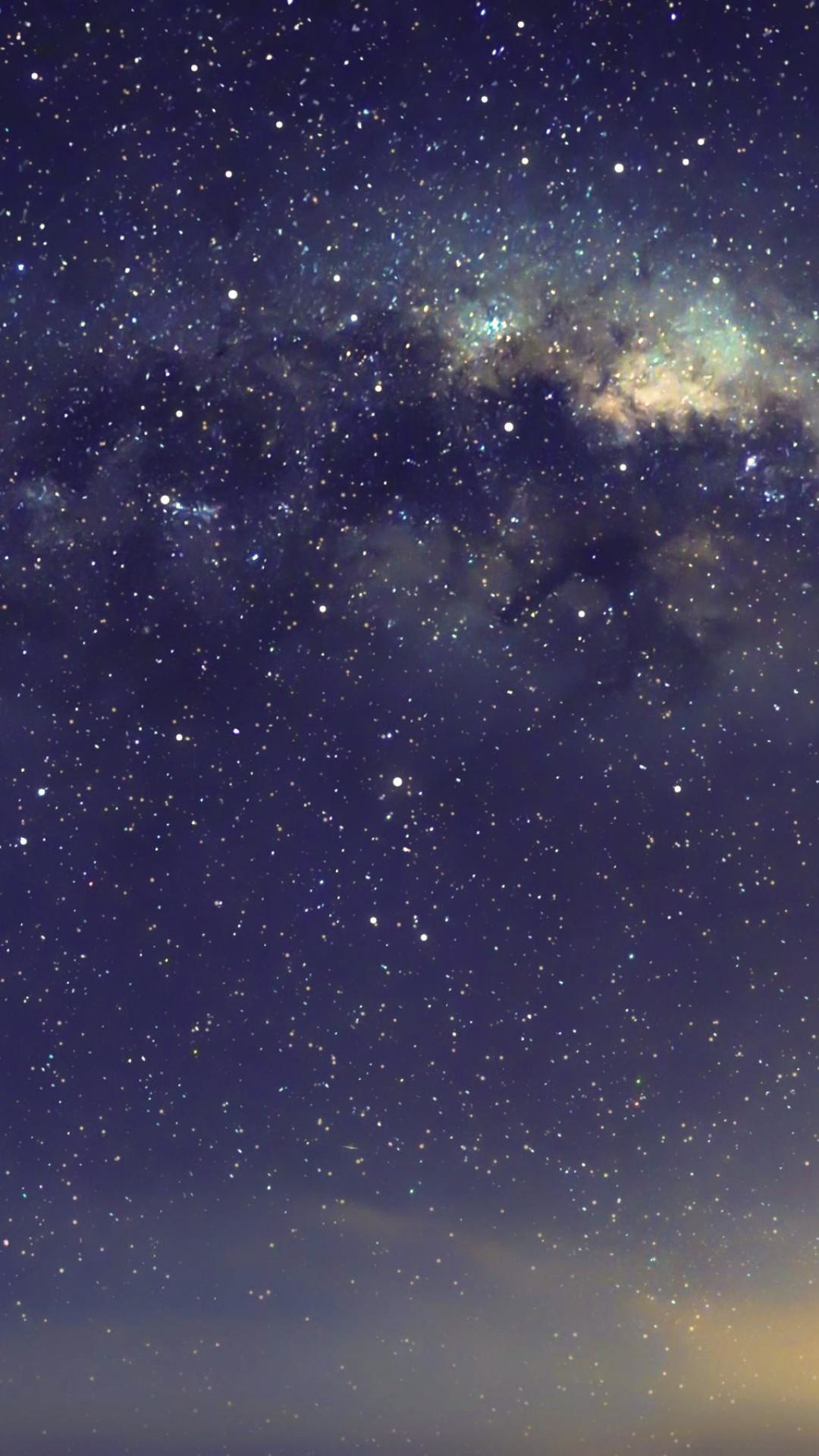 Via Lattea, Stelle, Viola, 1080x1920, schermata di blocco iPhone