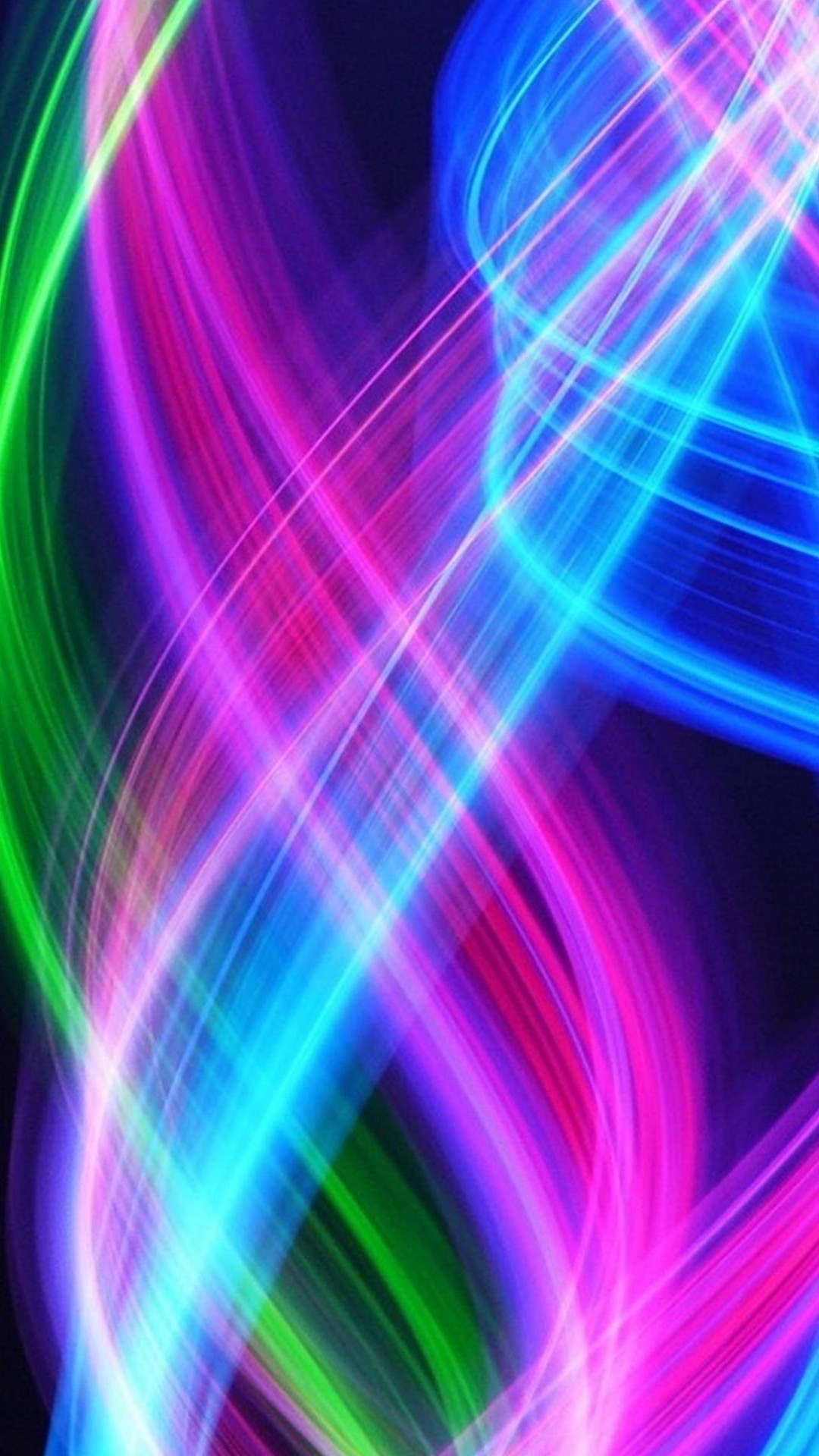 Onde di luce, Colori neon, Astratto, schermata di blocco Samsung Galaxy