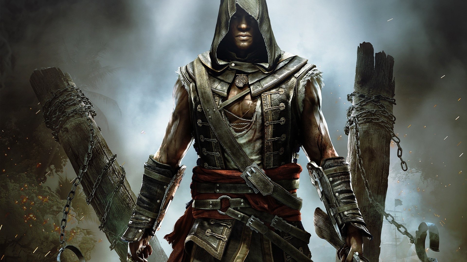 Adéwalé, Assassin's Creed: Freedom Cry, Catene, Machete, Full HD, sfondo per PC