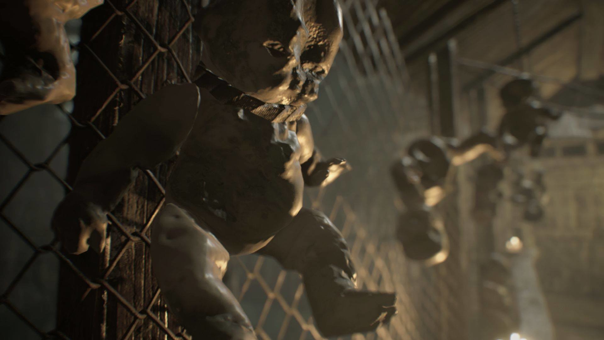 Resident Evil 7: Biohazard, Molded, Mostro, Rete metallica, Horror, wallpaper 1920x1080