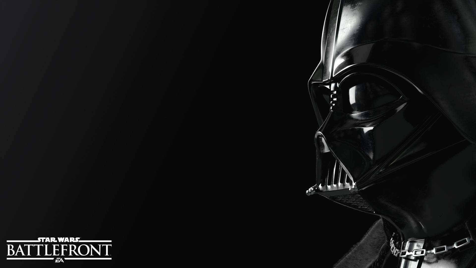 Darth Vader, Star Wars Battlefront, Star Wars, Sfondo nero, Full HD, wallpaper per PC