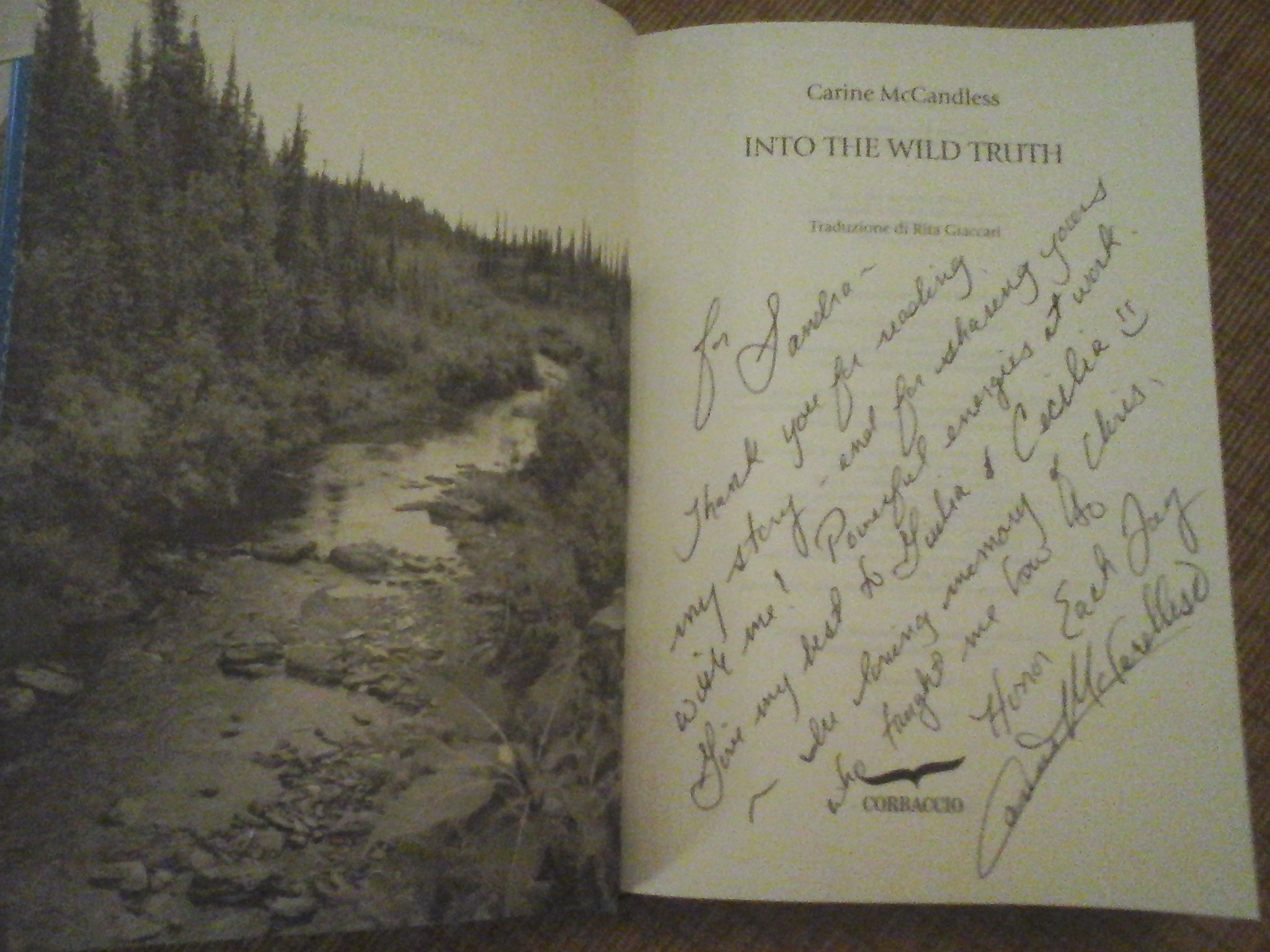 The Wild Truth, Carine McCandless, Into the Wild - Nelle terre selvagge, Dedica, Libro, sfondo per tablet