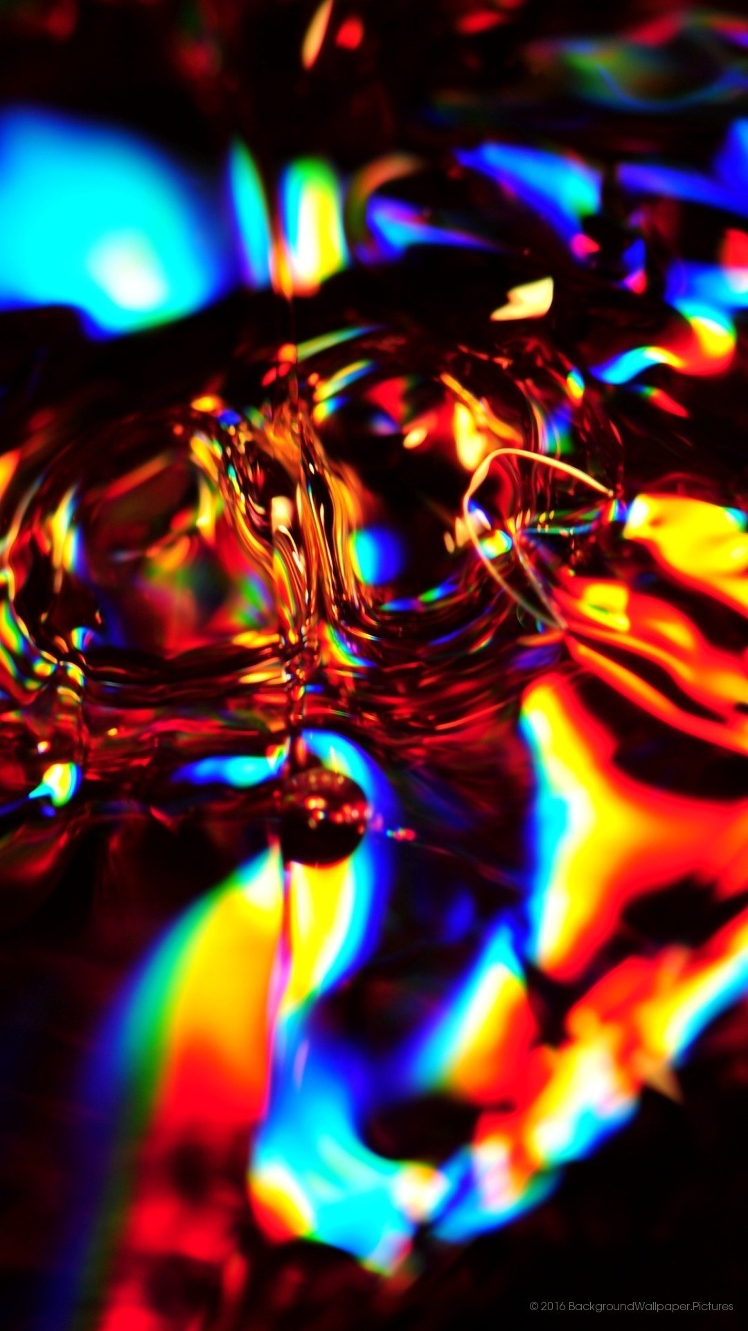 Arte astratta, Colori vivaci, Riflessi, sfondo per desktop