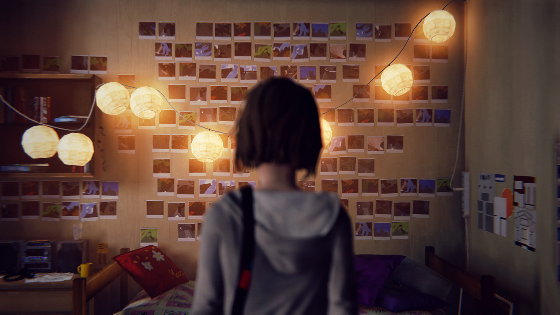 Max Caulfield, Life is Strange, Polaroid, Camera, Luci, 16:9 Full HD, sfondo widescreen