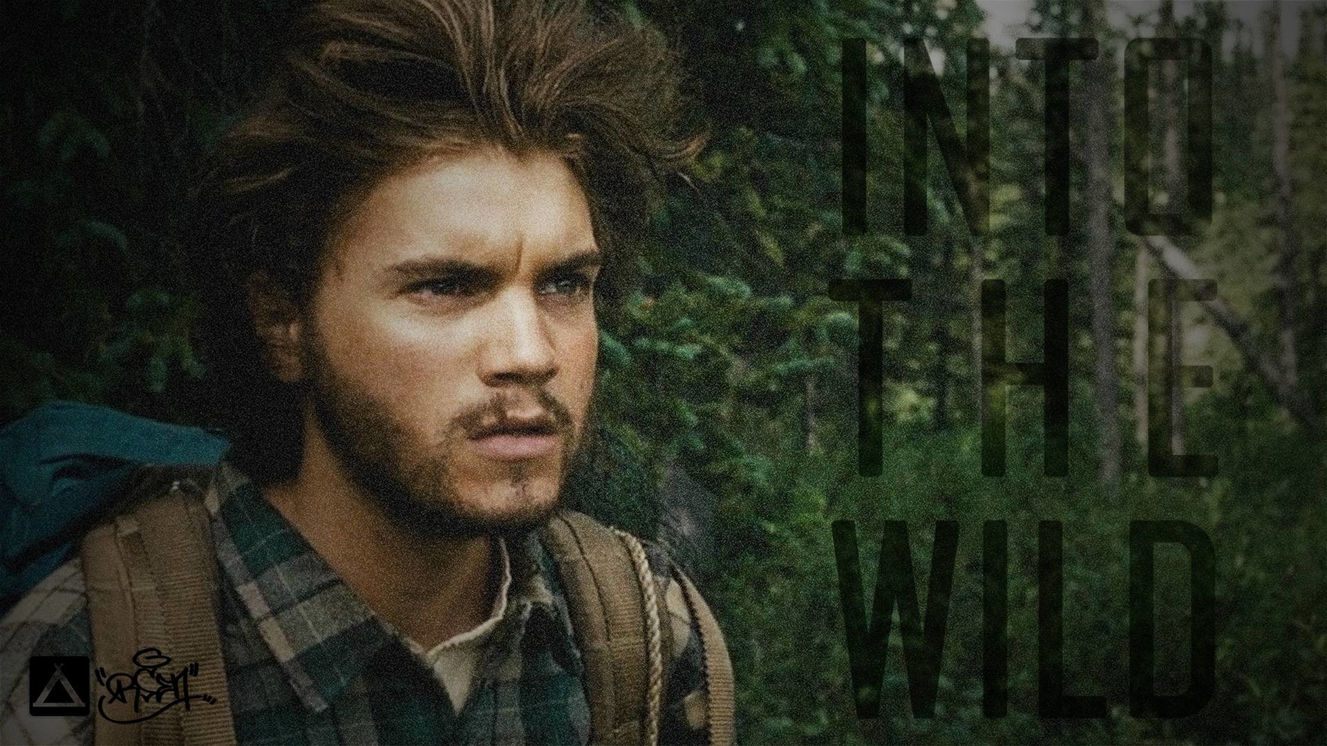Into the Wild - Nelle terre selvagge, Emile Hirsch, Christopher McCandless, Primo piano, Foresta, wallpaper desktop