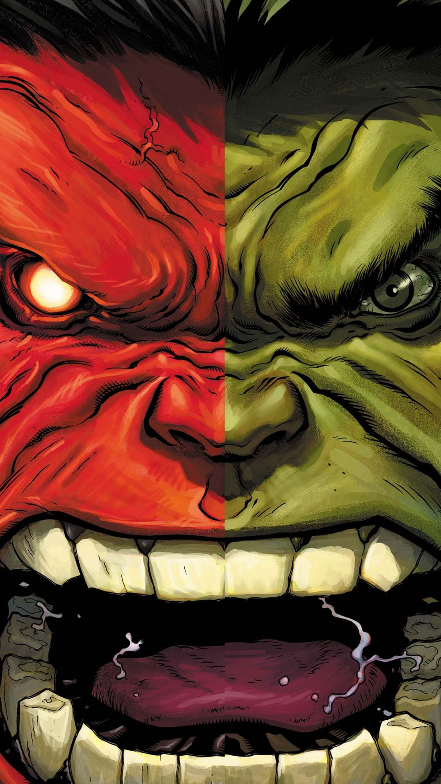 Hulk, Red Hulk, Marvel, Fumetto, sfondo per Samsung S6