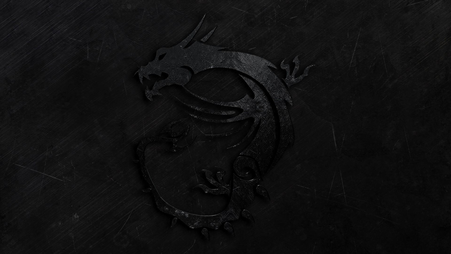 MSI, Drago, Rilievo, Nero, 16:9 Full HD, sfondo widescreen