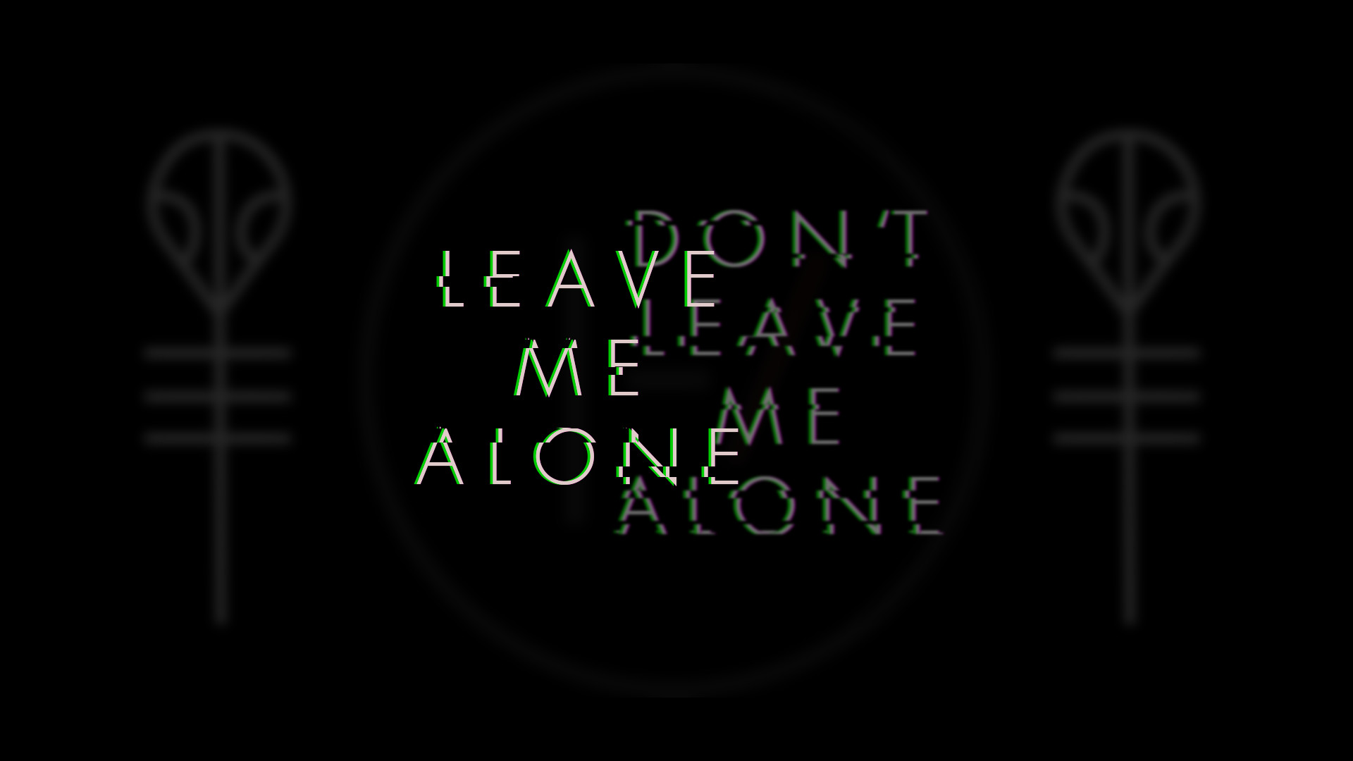 Twenty One Pilots, Leave Me Alone, Testo della canzone, Sfondo nero, wallpaper per portatile