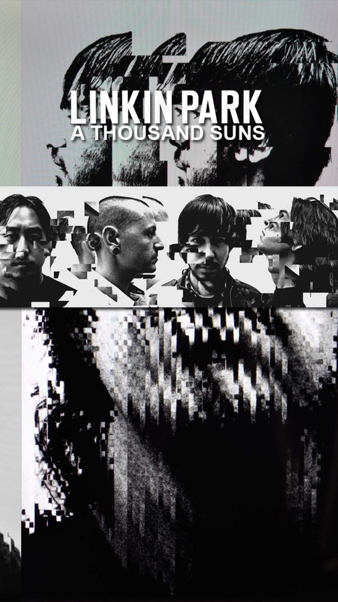 Linkin Park, A Thousand Suns, Bianco e nero, Copertina album, wallpaper per iPhone e Android