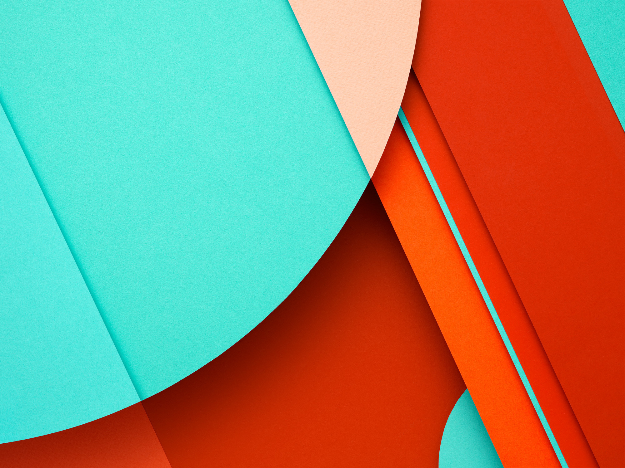 Material Design, Cerchi, Turchese, Rosso, Carta, Full HD, schermata di blocco iPad