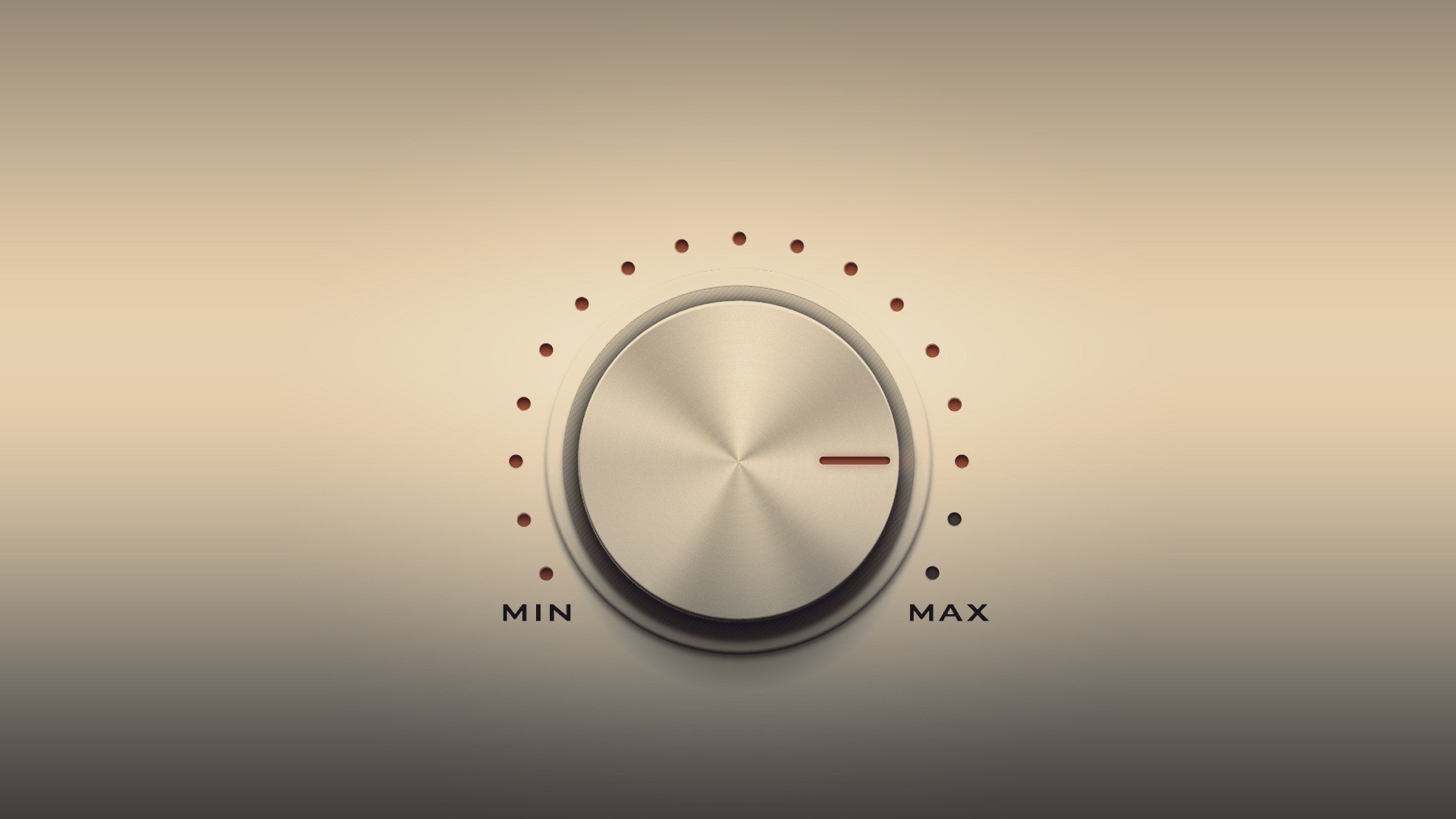 Manopola del volume, Min Max, Minimalista, Full HD, sfondo desktop