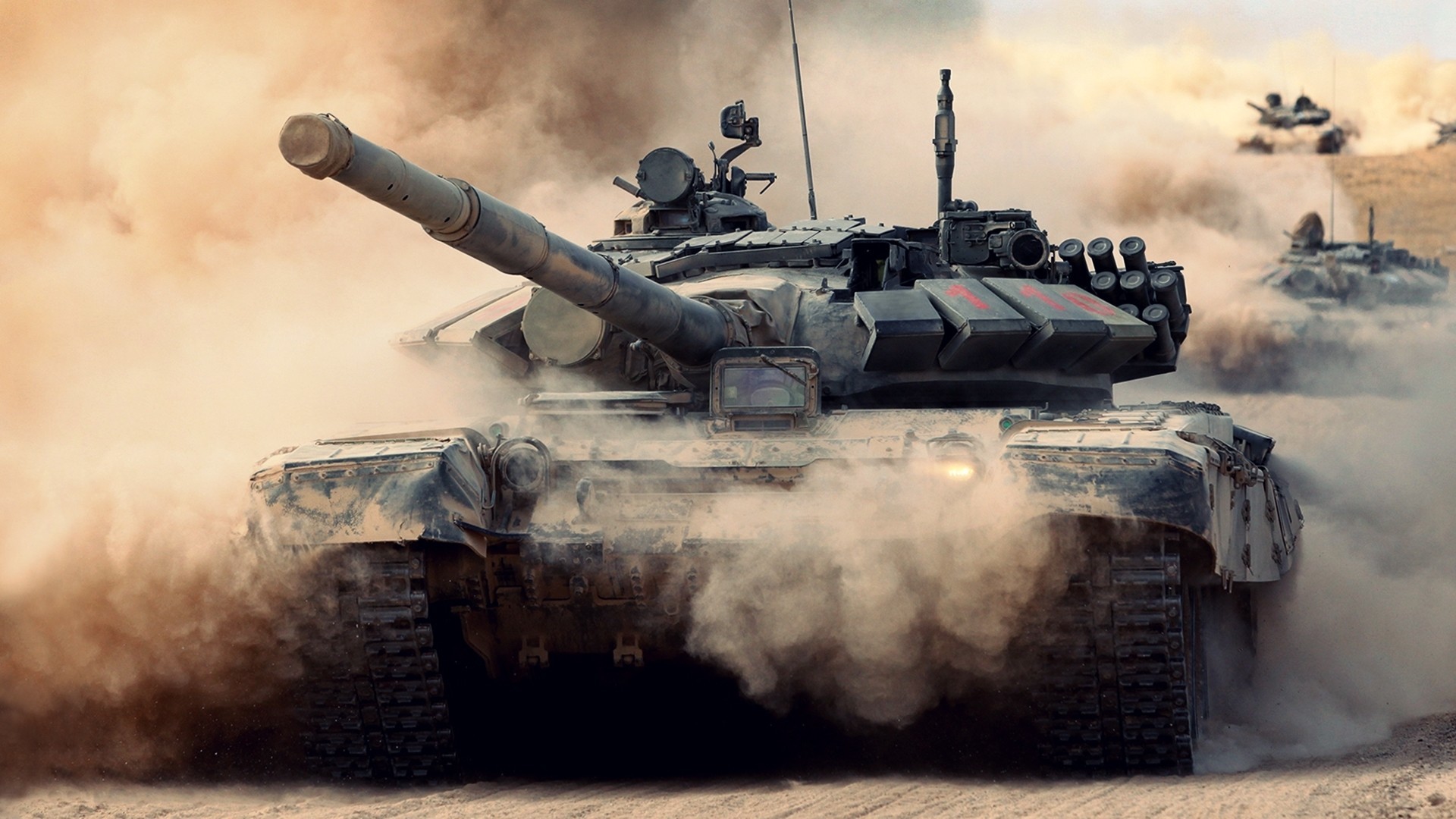 T-72, Carro armato, Polvere, Deserto, Full HD, wallpaper desktop