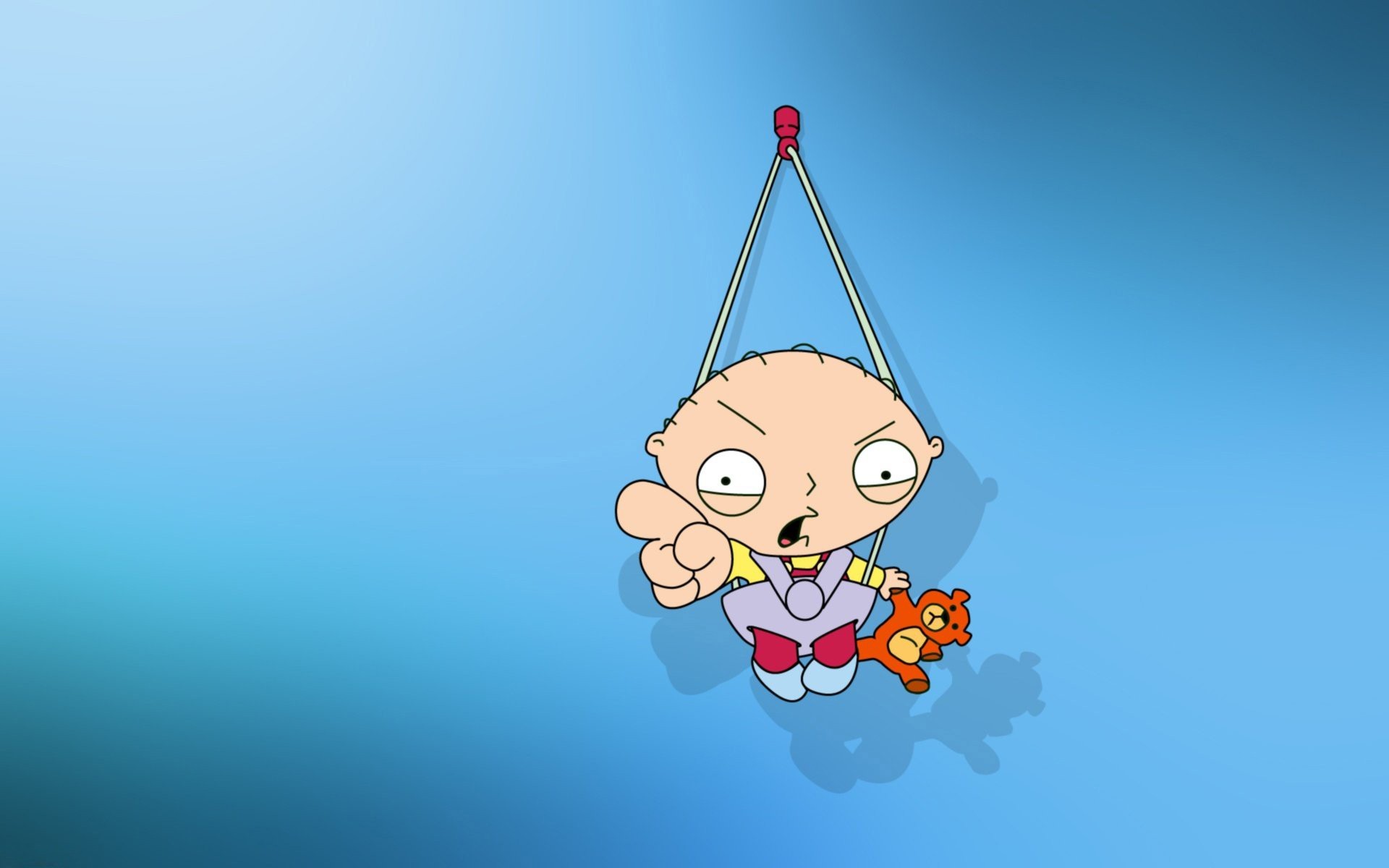 Stewie Griffin, I Griffin, Azzurro, Full HD, sfondo desktop