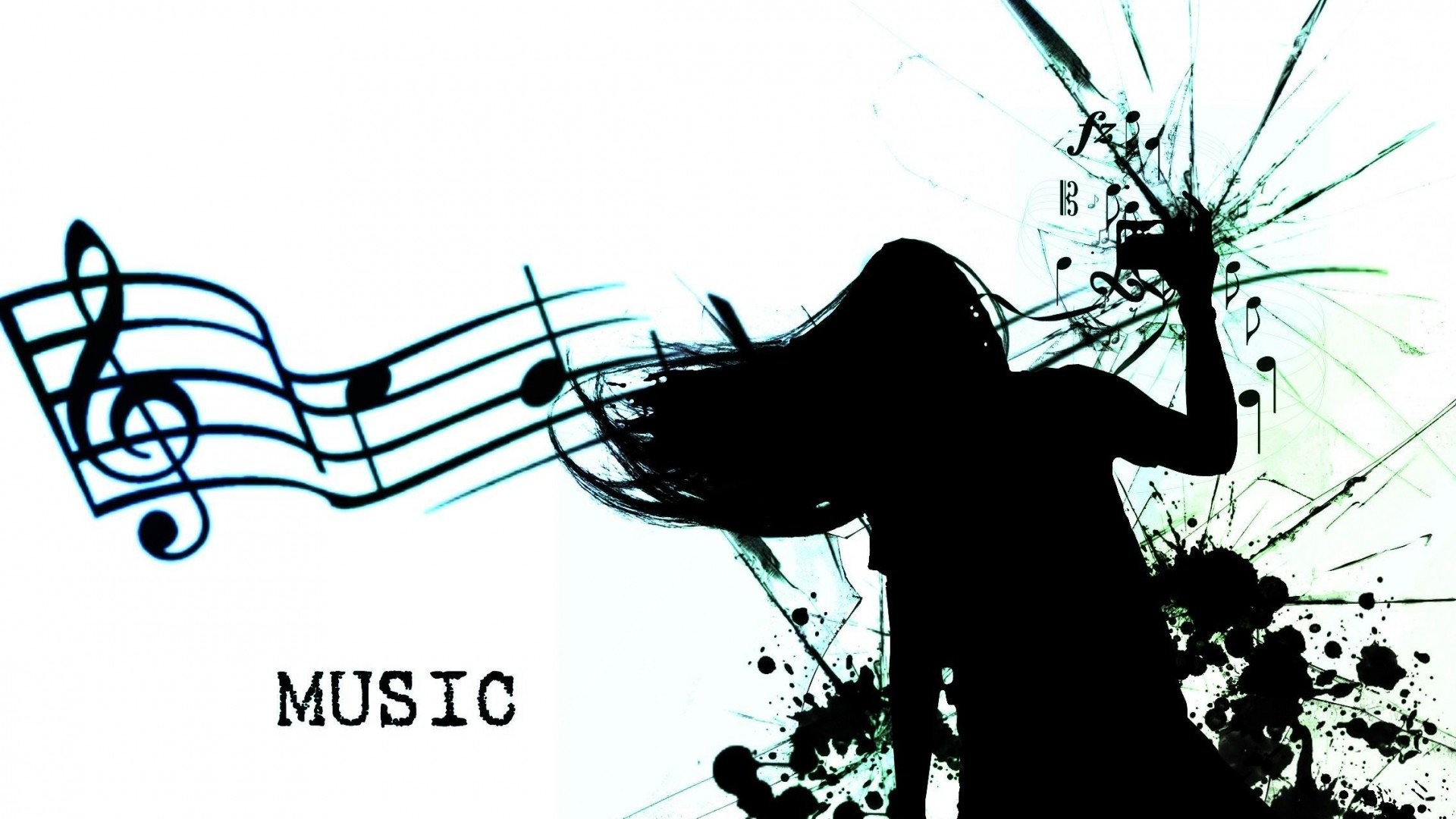Music, Silhouette, Pentagramma, Chiave di violino, Schizzi, sfondo per desktop