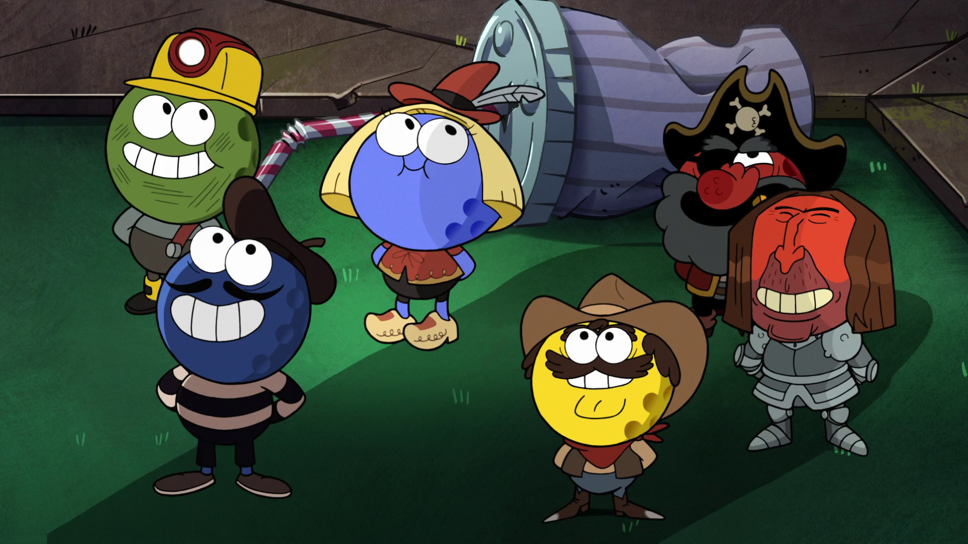Gravity Falls, Fight Fighters, Personaggi colorati, Cartone animato, sfondo widescreen Full HD