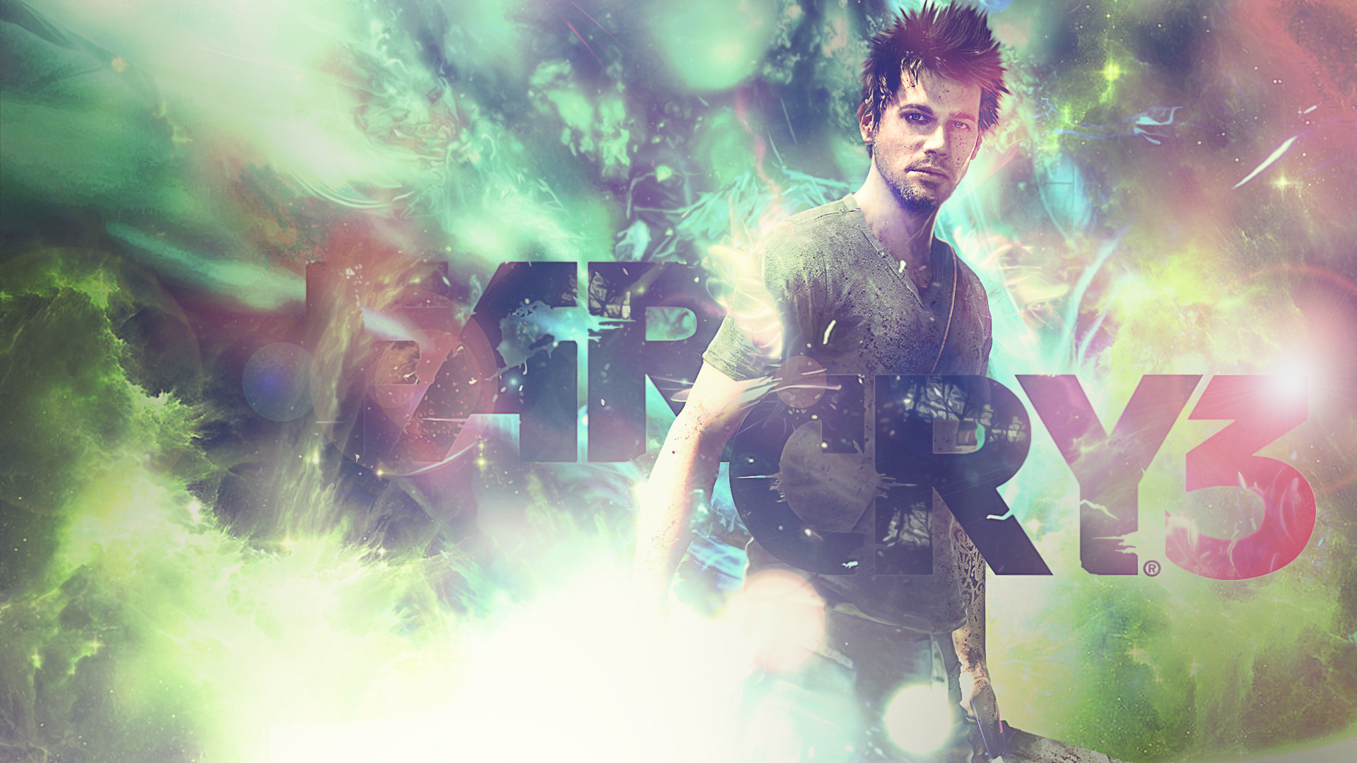 Jason Brody, Far Cry 3, Logo, Arte digitale, Full HD, wallpaper per portatile