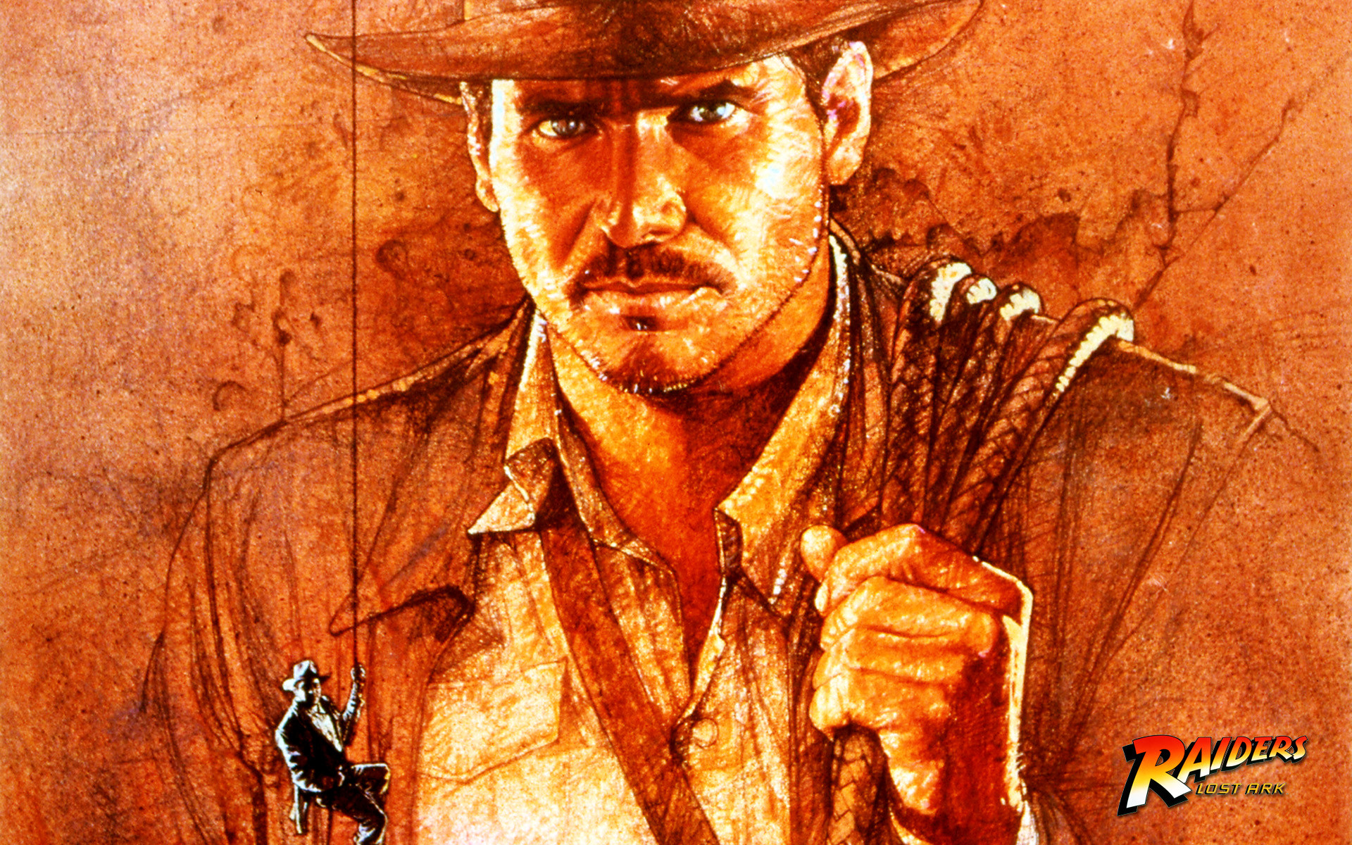 I predatori dell'arca perduta, Indiana Jones, Harrison Ford, Arte, sfondo MacBook Air