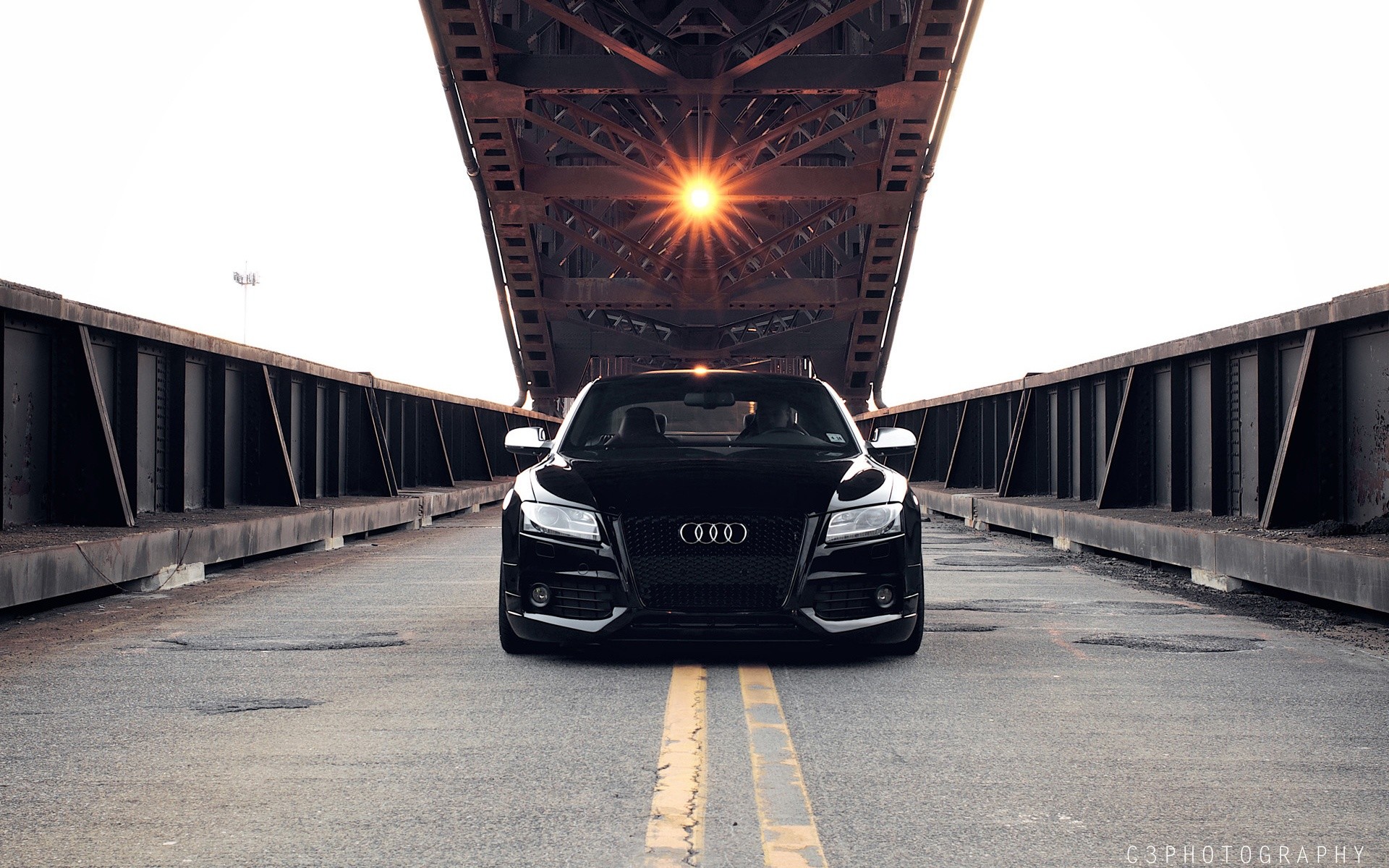 Audi, Ponte, Controluce, 1920x1200, sfondo MacBook Pro
