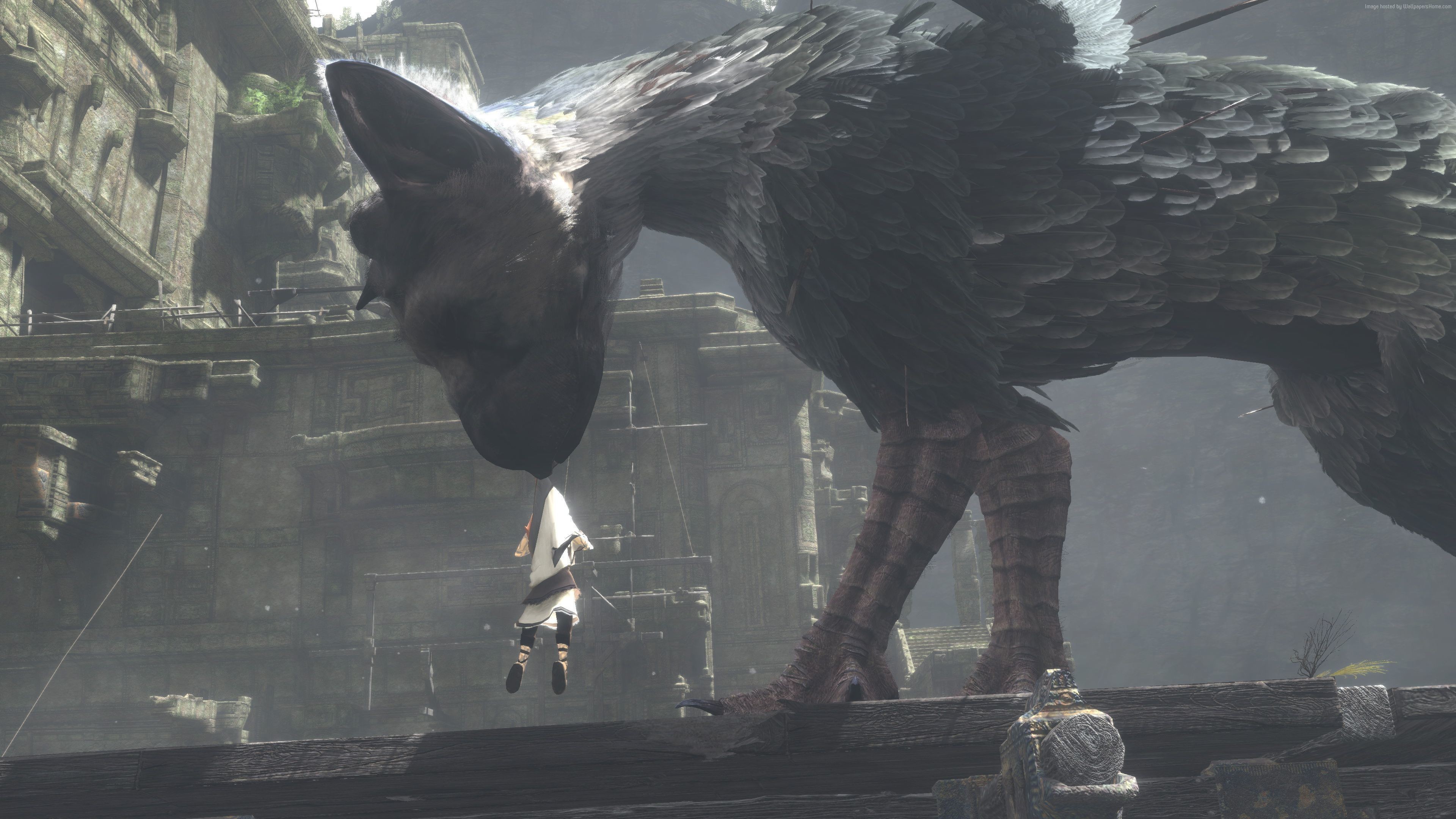 Trico, The Last Guardian, Ragazzo, Rovine, 3840x2160, sfondo per PC