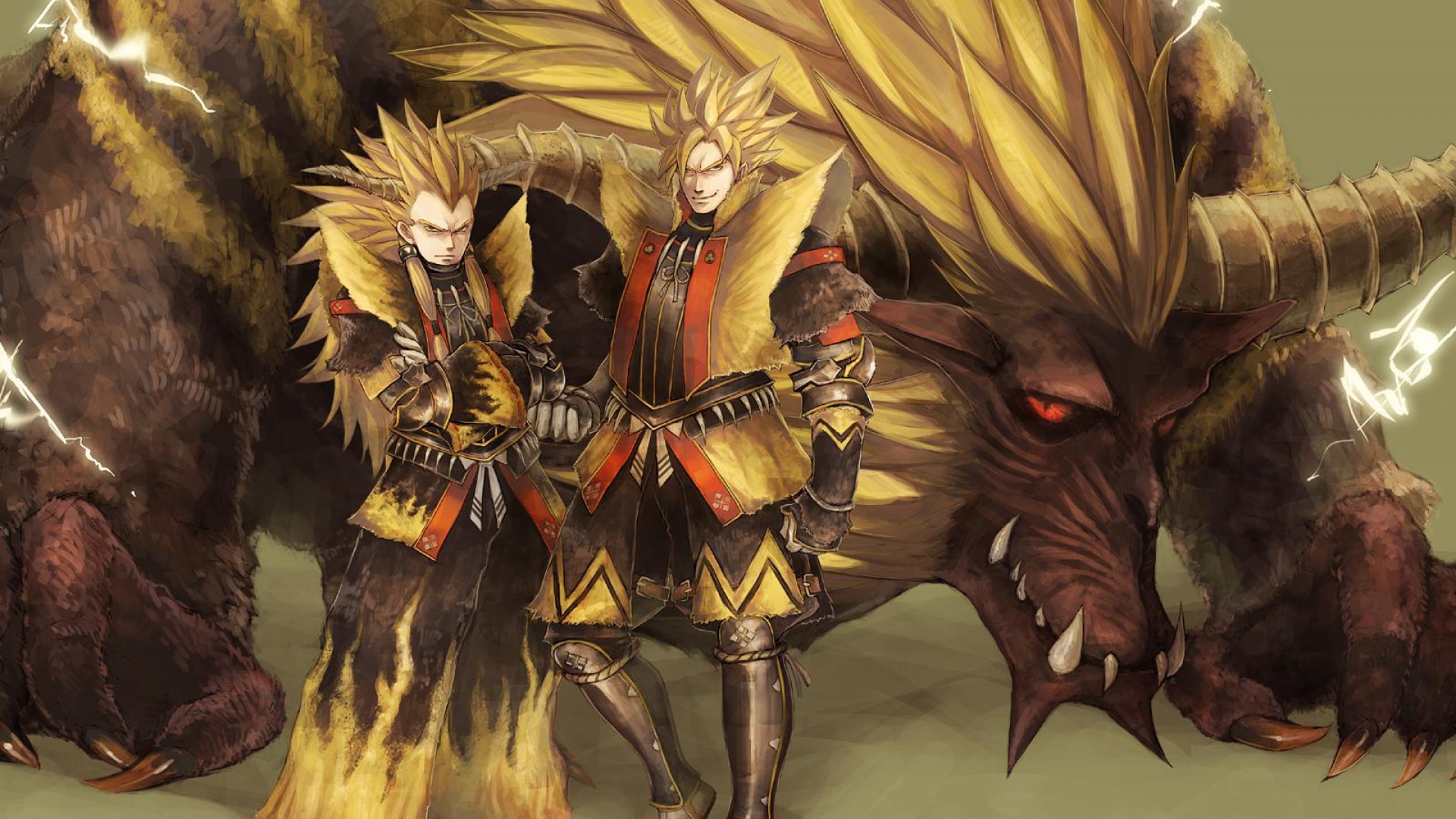 Rajang, Monster Hunter, Cacciatori, Armatura Rajang, 1920x1080, sfondo per PC